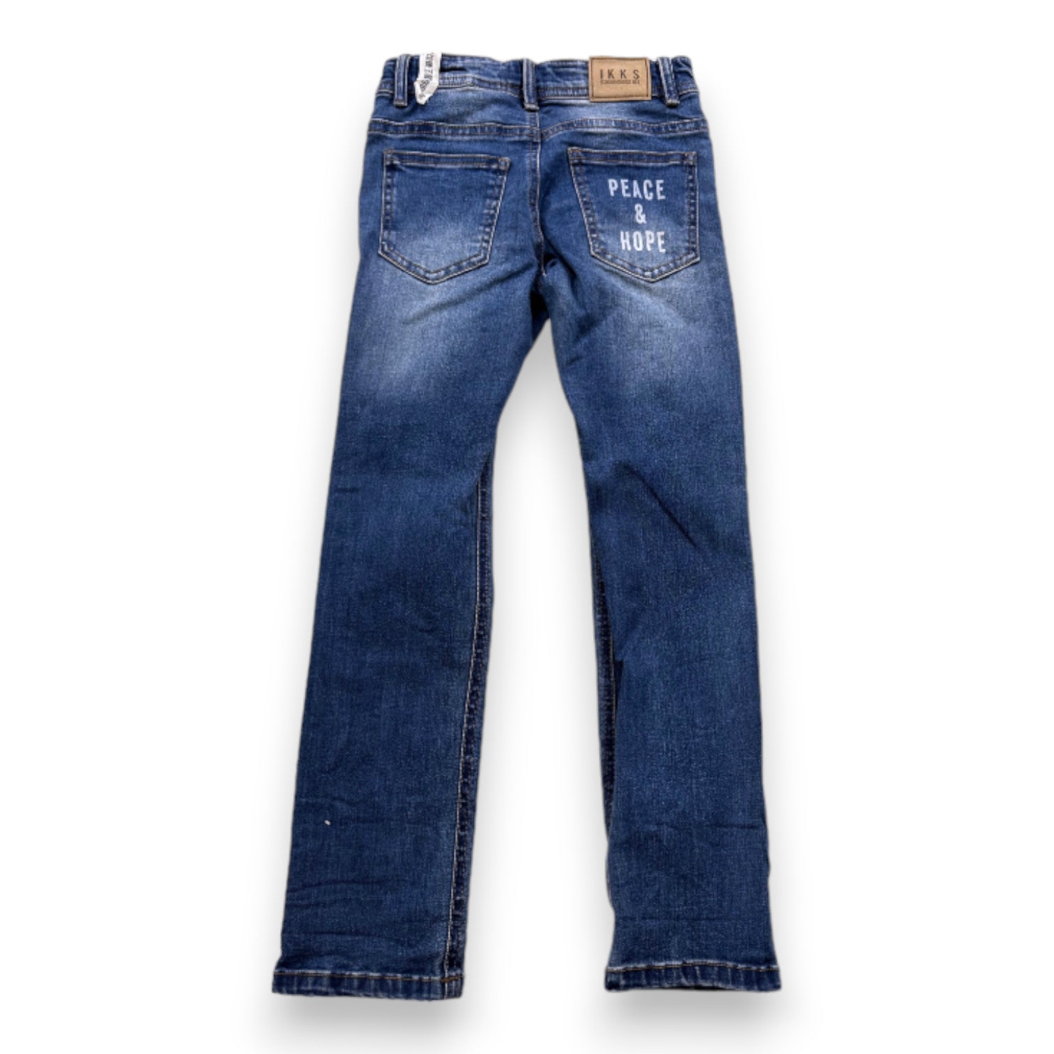 IKKS - Blue jeans with embroidery - 7 years