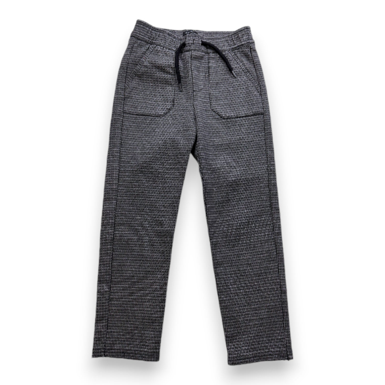 IKKS - Black and gray pants - 6 years