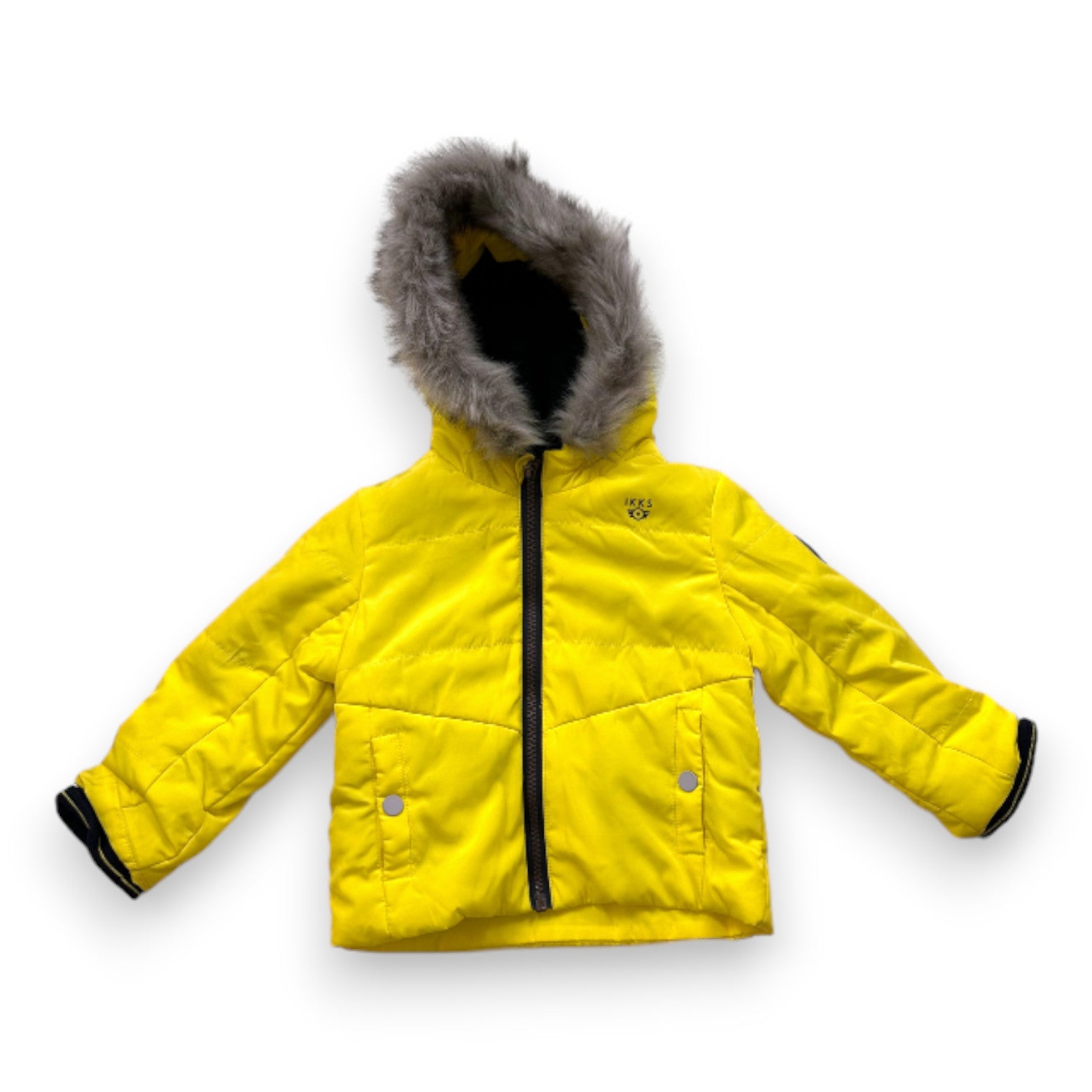 IKKS - Neon yellow down jacket - 2 years