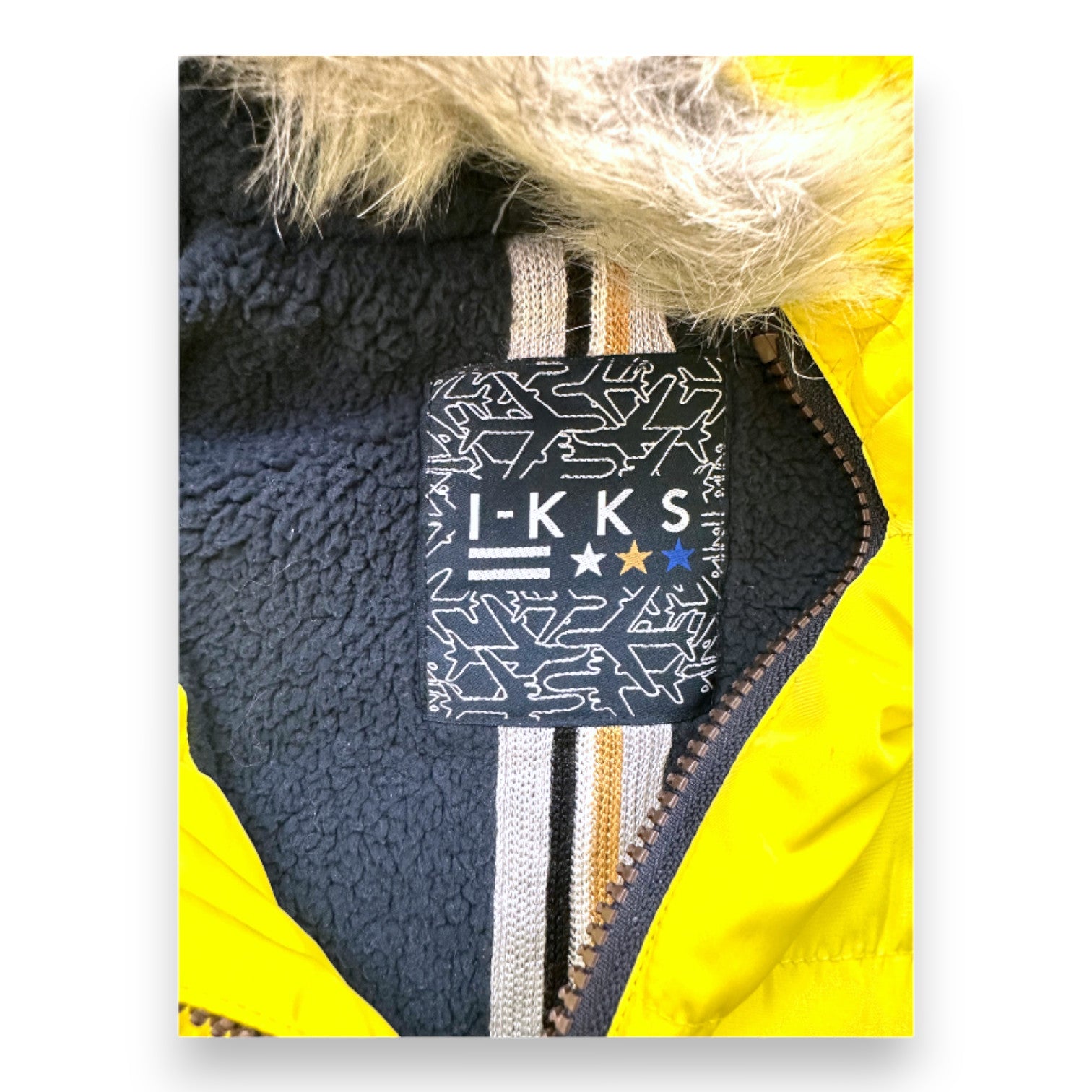 IKKS - Doudoune jaune fluo - 2 ans