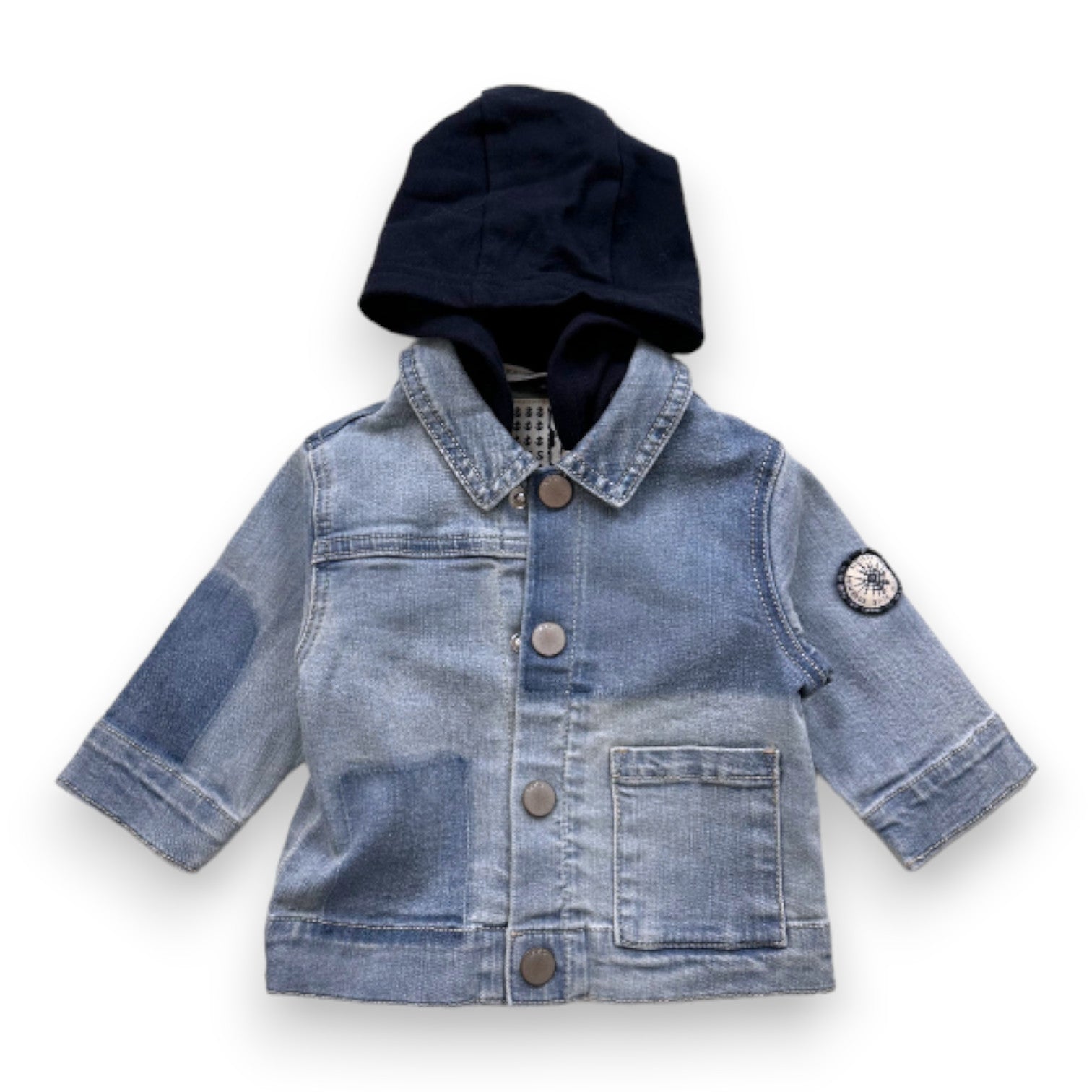 IKKS - New blue denim jacket - 6 months