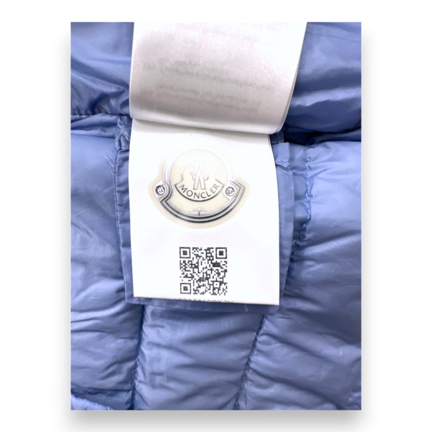 MONCLER - Sky blue sleeveless down jacket - 9 months