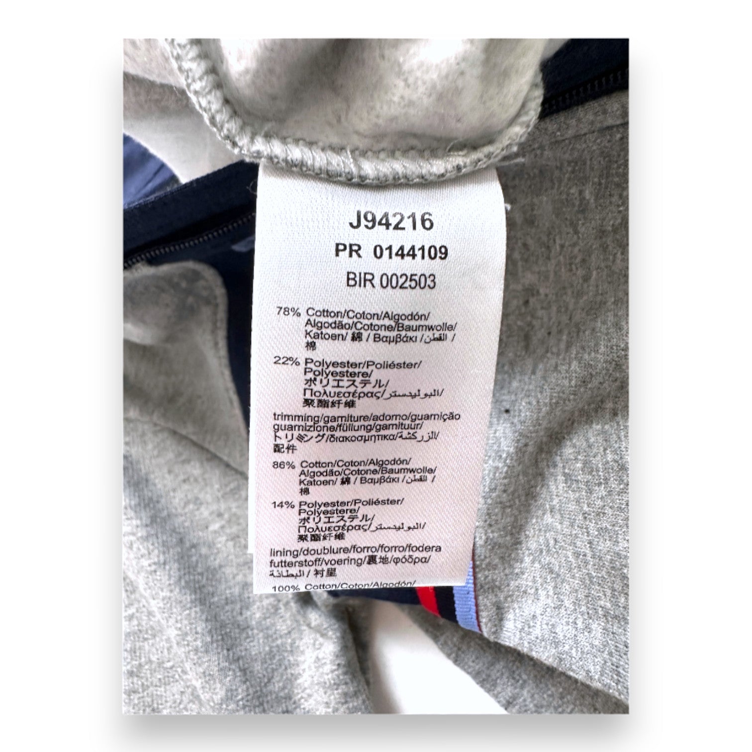 HUGO BOSS - Grey jumpsuit with embroidered "Hugo Boss" - 12 months