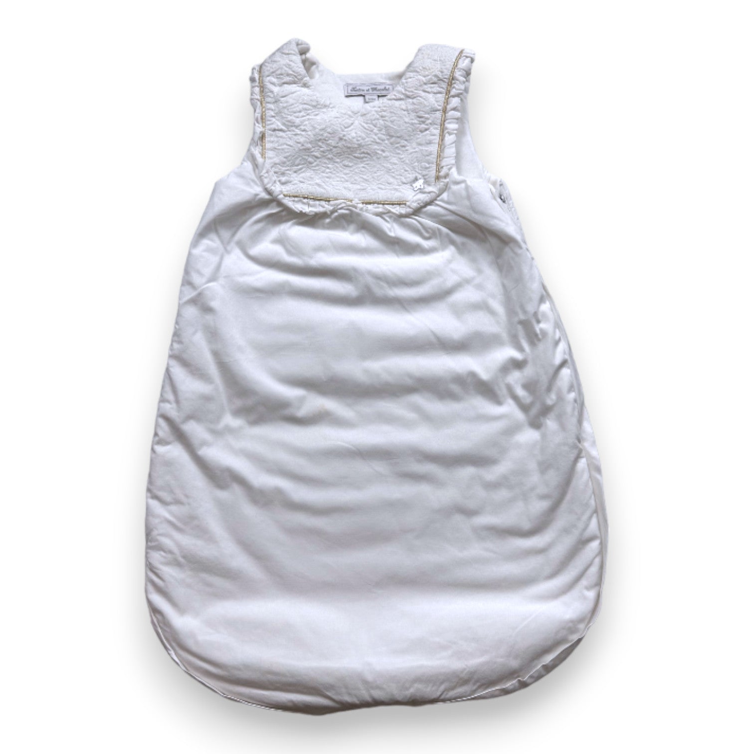 TARTINE &amp; CHOCOLAT - White sleeping bag with embroidery - 0 months