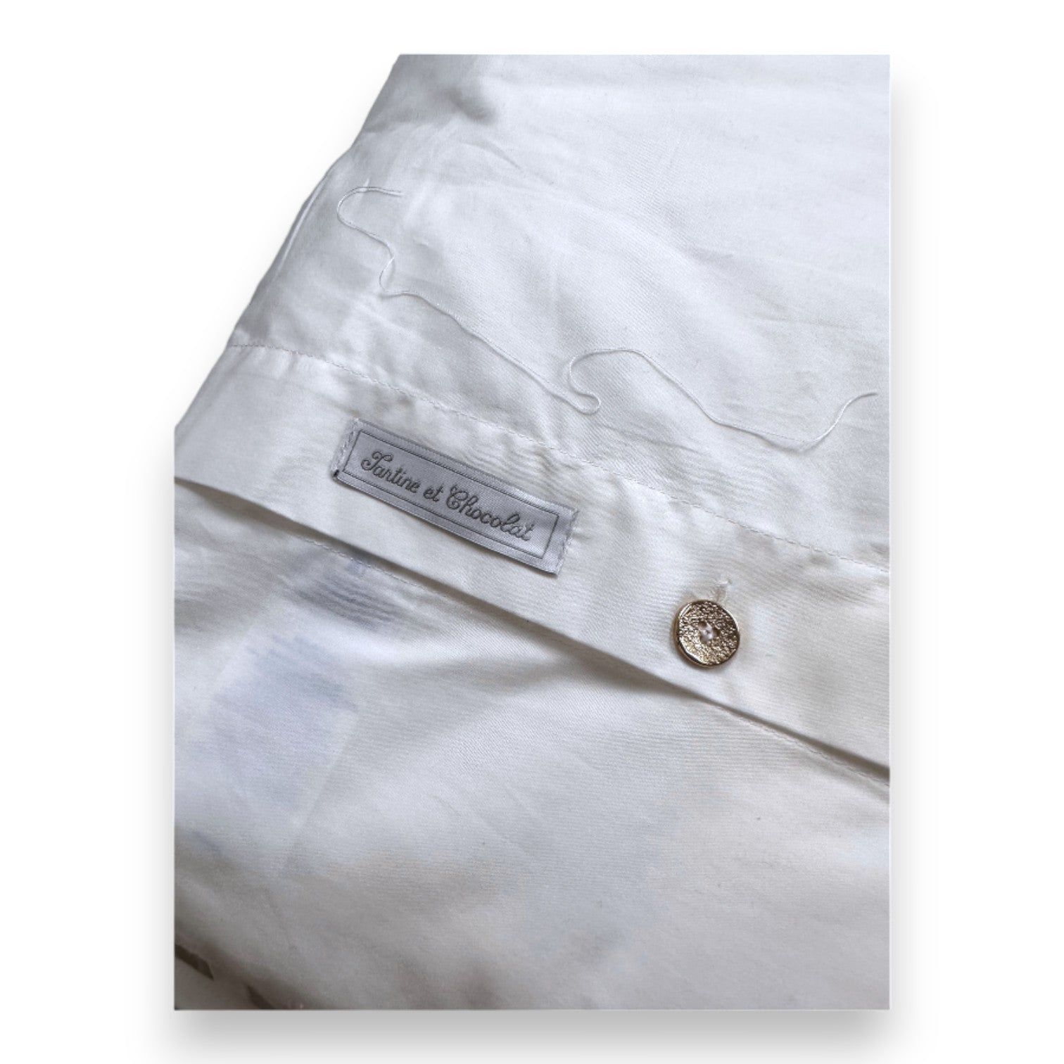 TARTINE & CHOCOLAT - Tour de lit blanc avec broderies - Taille Unique