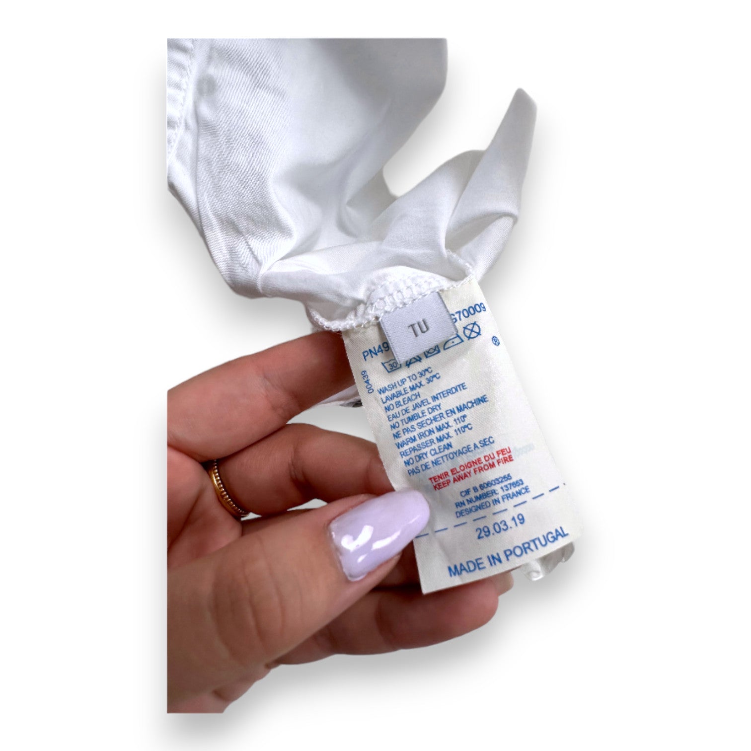 TARTINE & CHOCOLAT - Parure de lit blanche avec broderies - Taille Unique