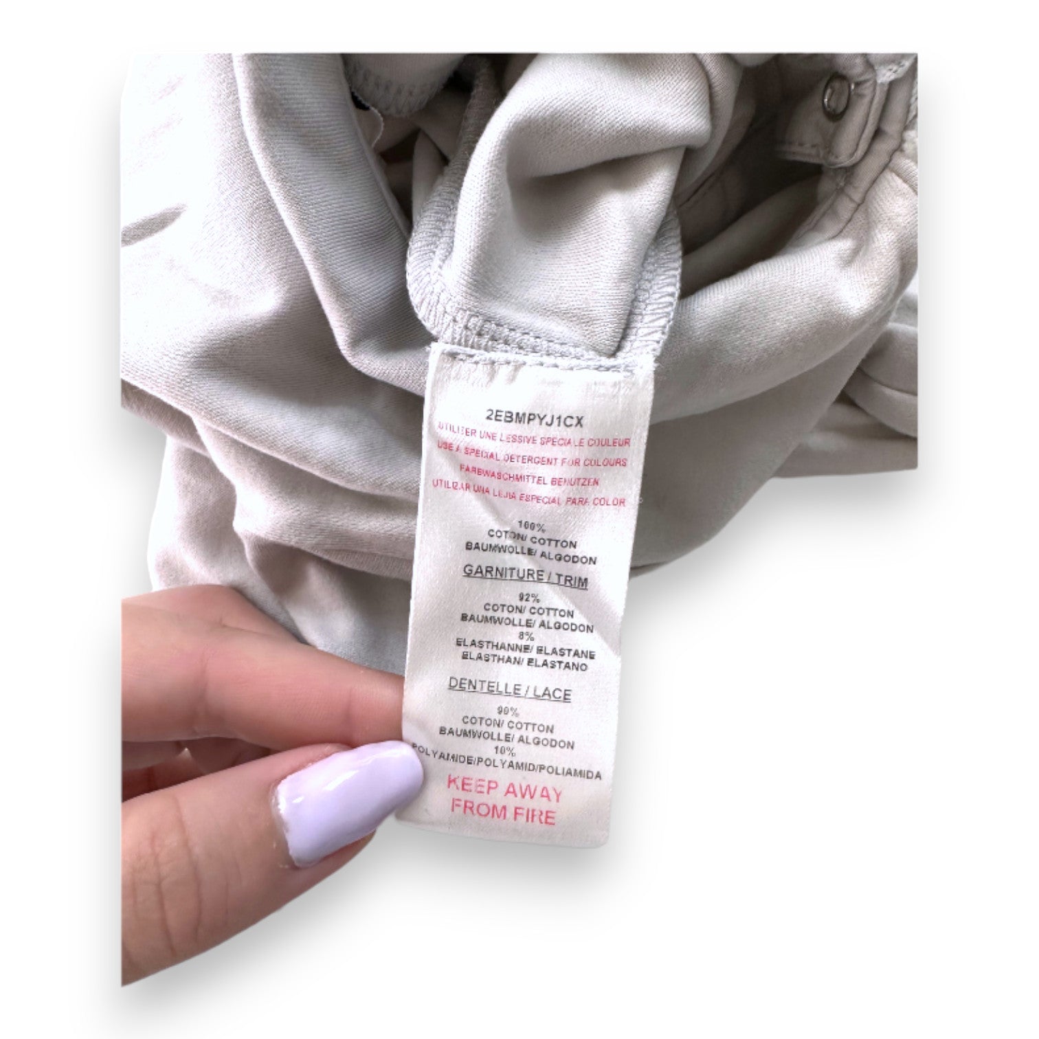 BABY DIOR - Gray pajamas - 6 months