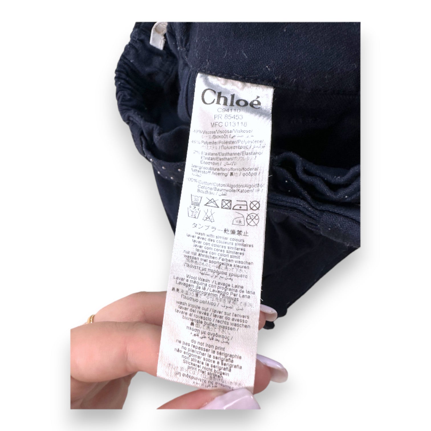 CHLOE - Navy blue shorts - 3 months