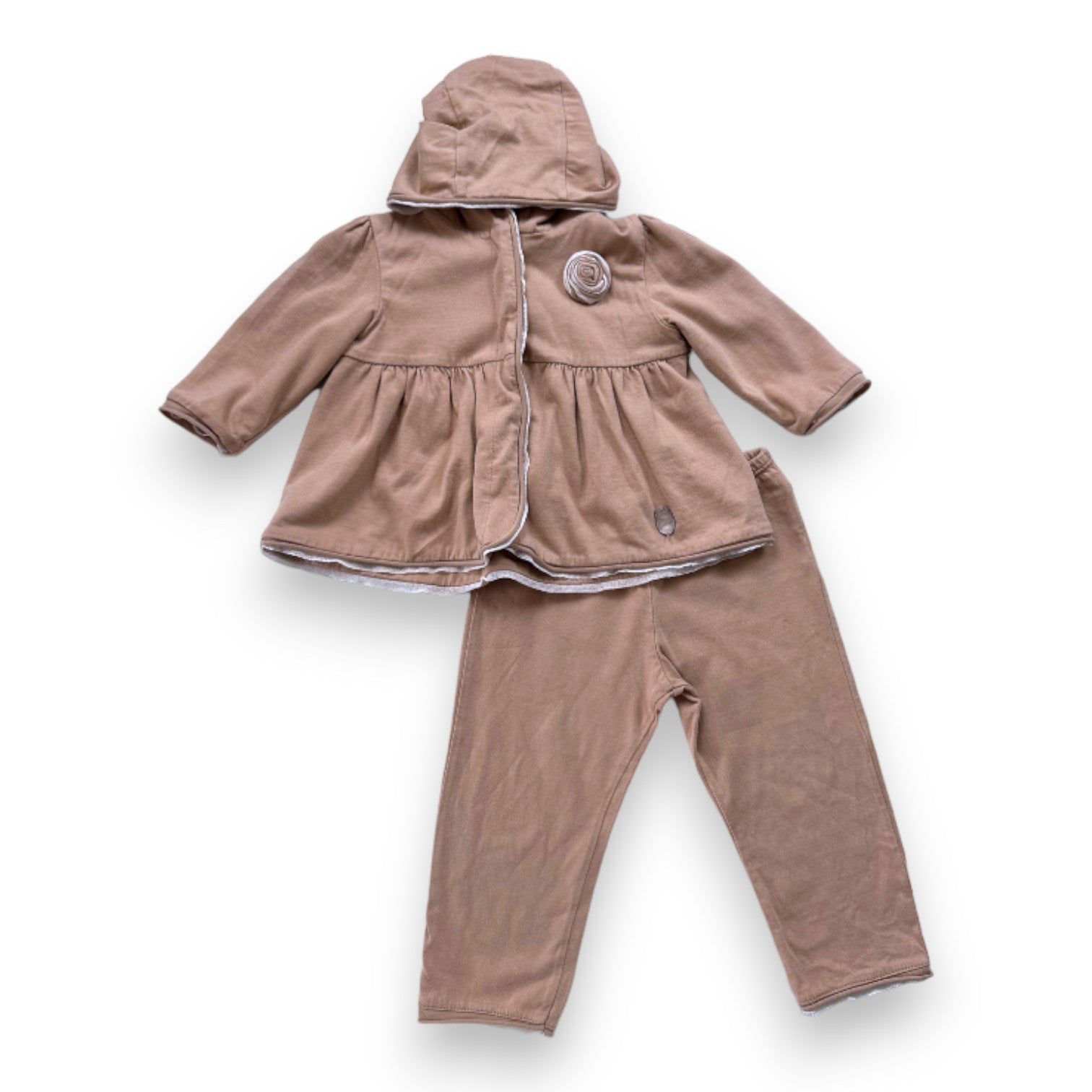 BABY DIOR - Brown pants and vest set - 9 months