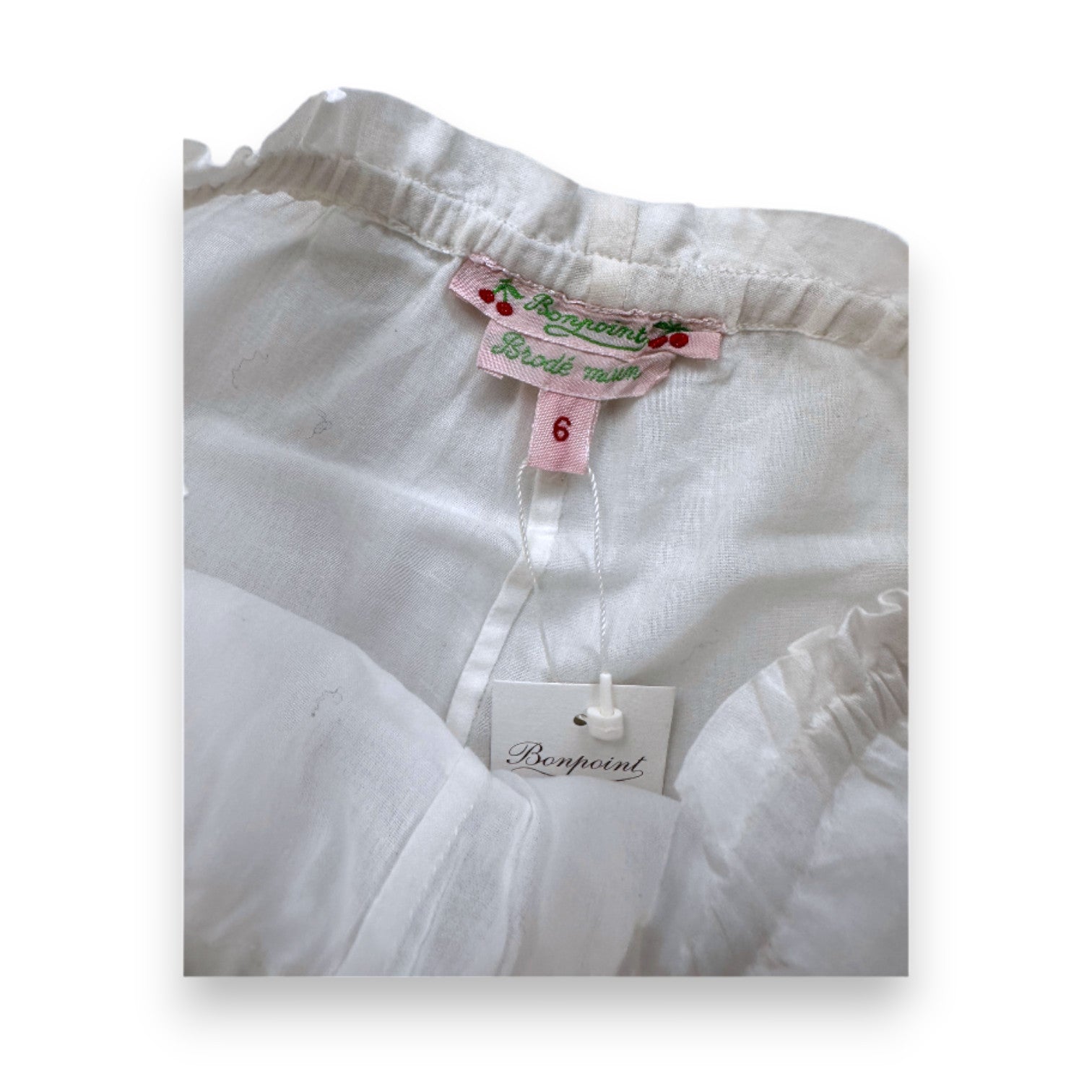 BONPOINT - New white lightweight pants - 6 months