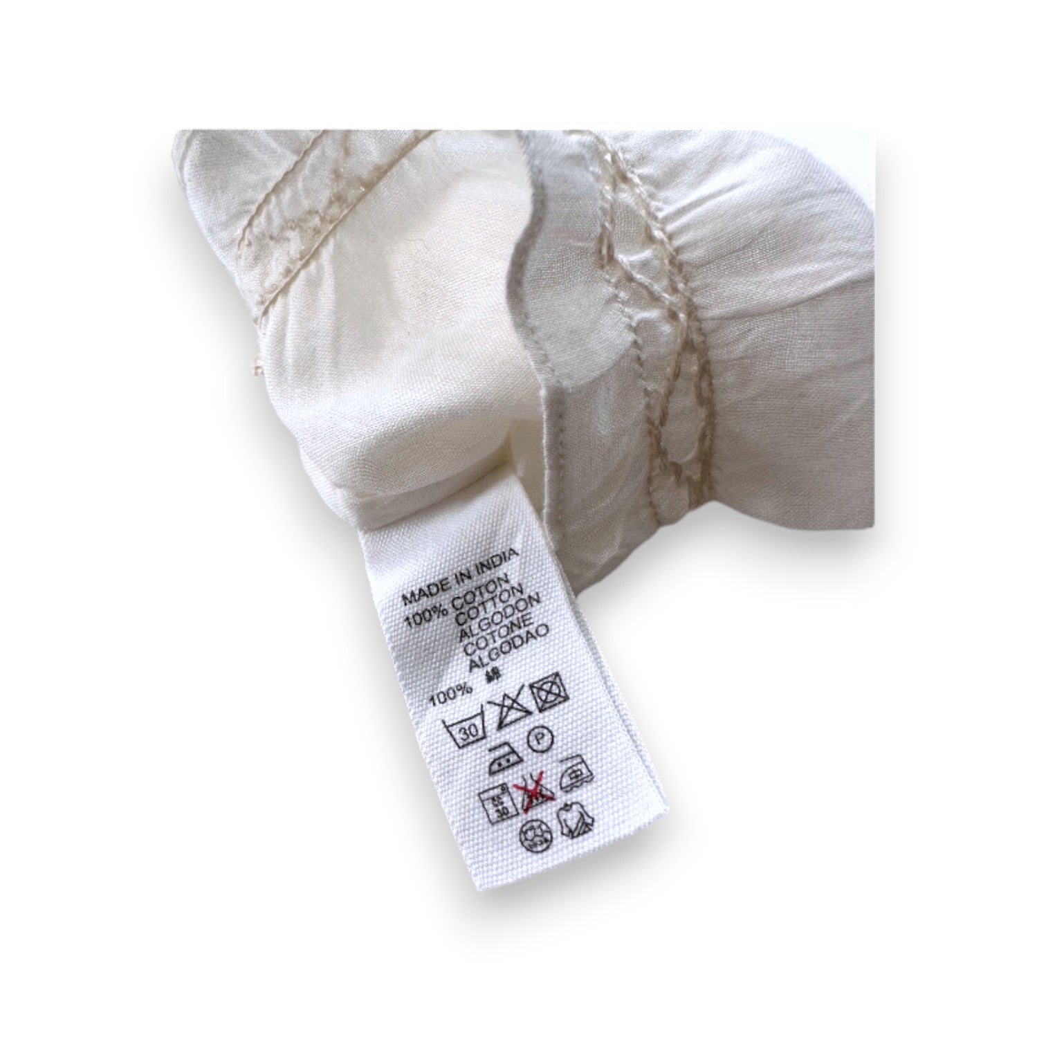 BONPOINT - New white lightweight pants - 6 months