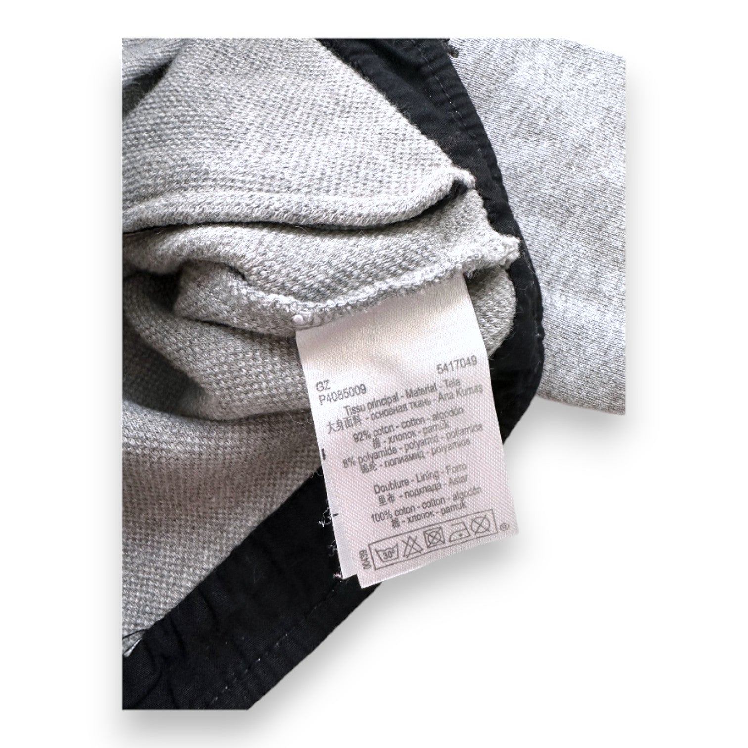 JUNIOR GAULTIER - Fitted gray jacket - 12 months