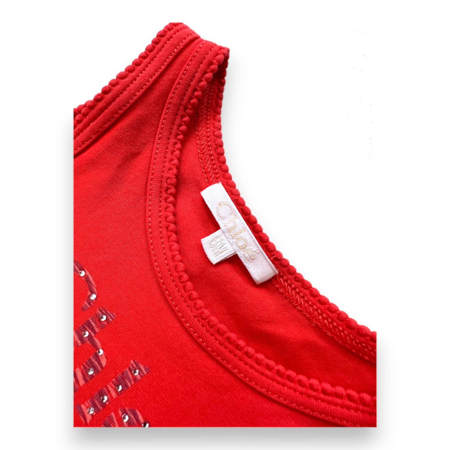 CHLOE - Rosa T-Shirt mit „Chloé“-Aufdruck - 6 Monate