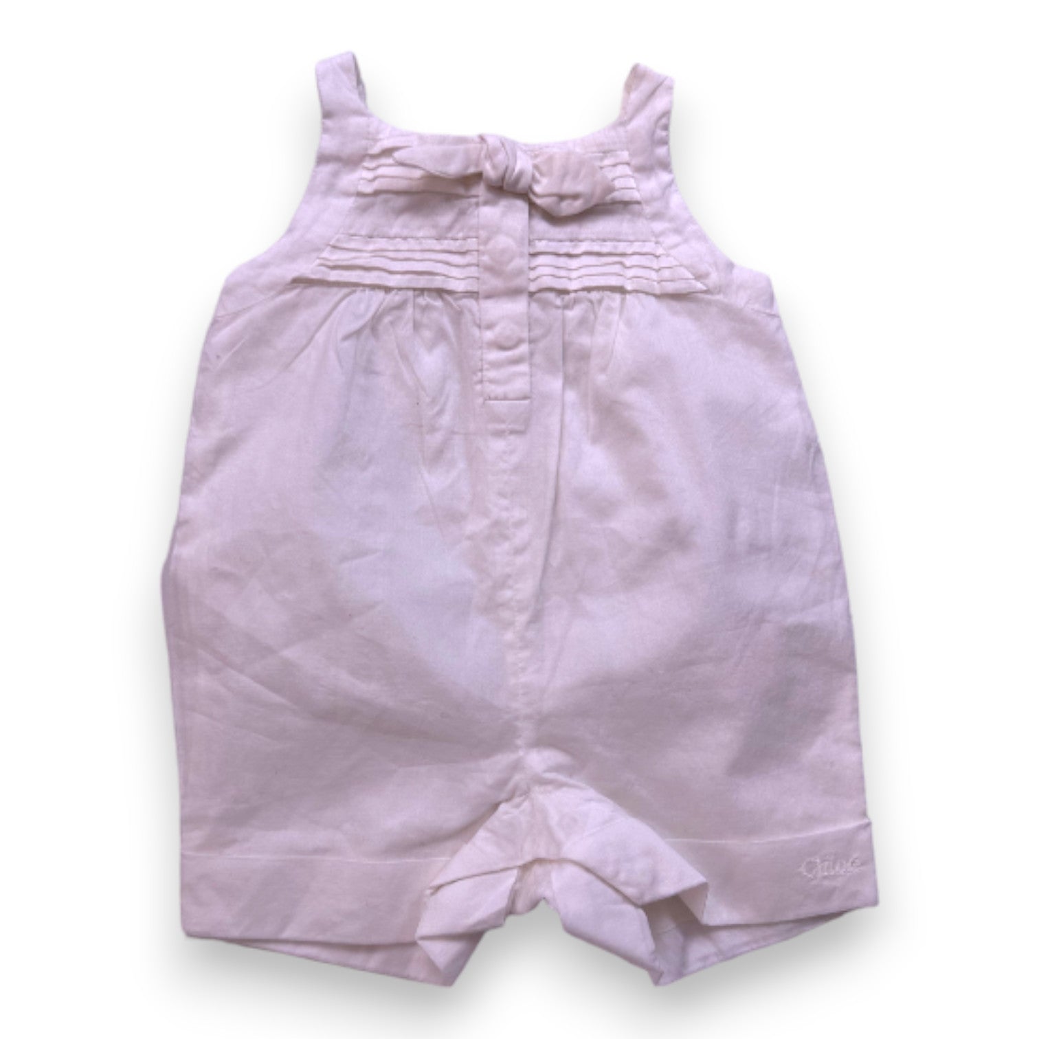 CHLOE - Weißer Träger-Jumpsuit - 1 Monat