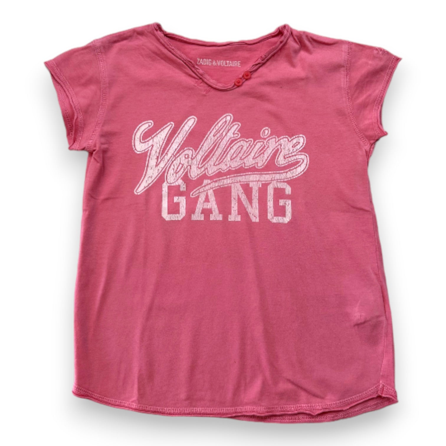ZADIG &amp; VOLTAIRE - Rosa Kurzarm-T-Shirt - 8 Jahre
