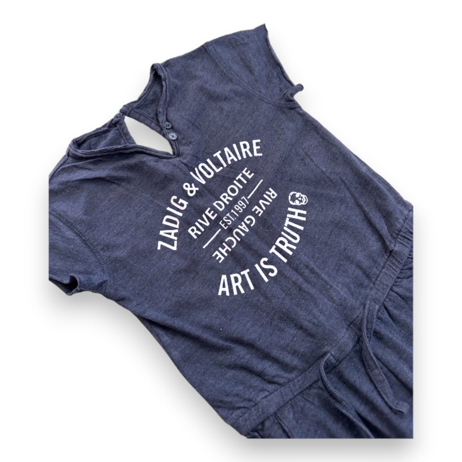 ZADIG &amp; VOLTAIRE - Marineblauer Jumpsuit mit Prints - 6 Jahre