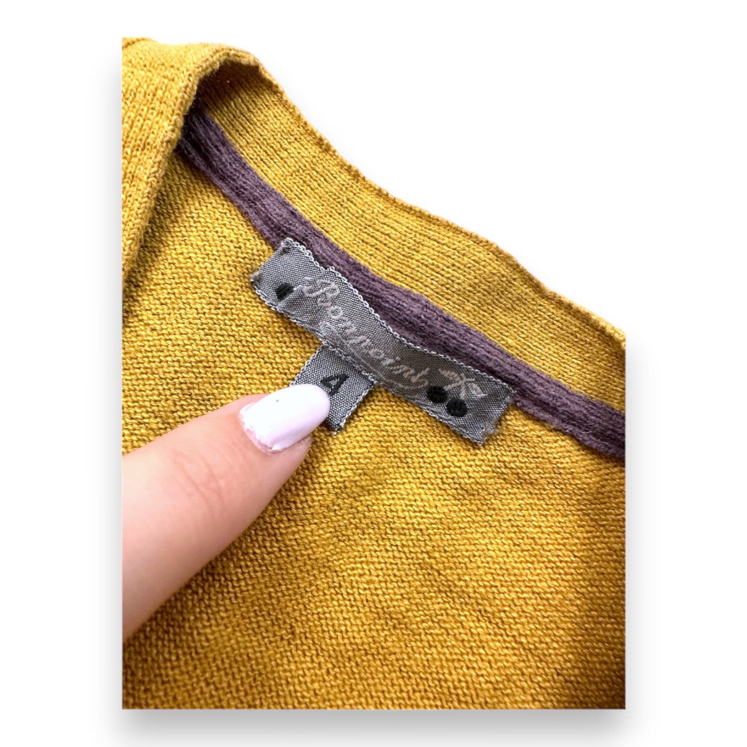 BONPOINT - Yellow wool cardigan - 4 years