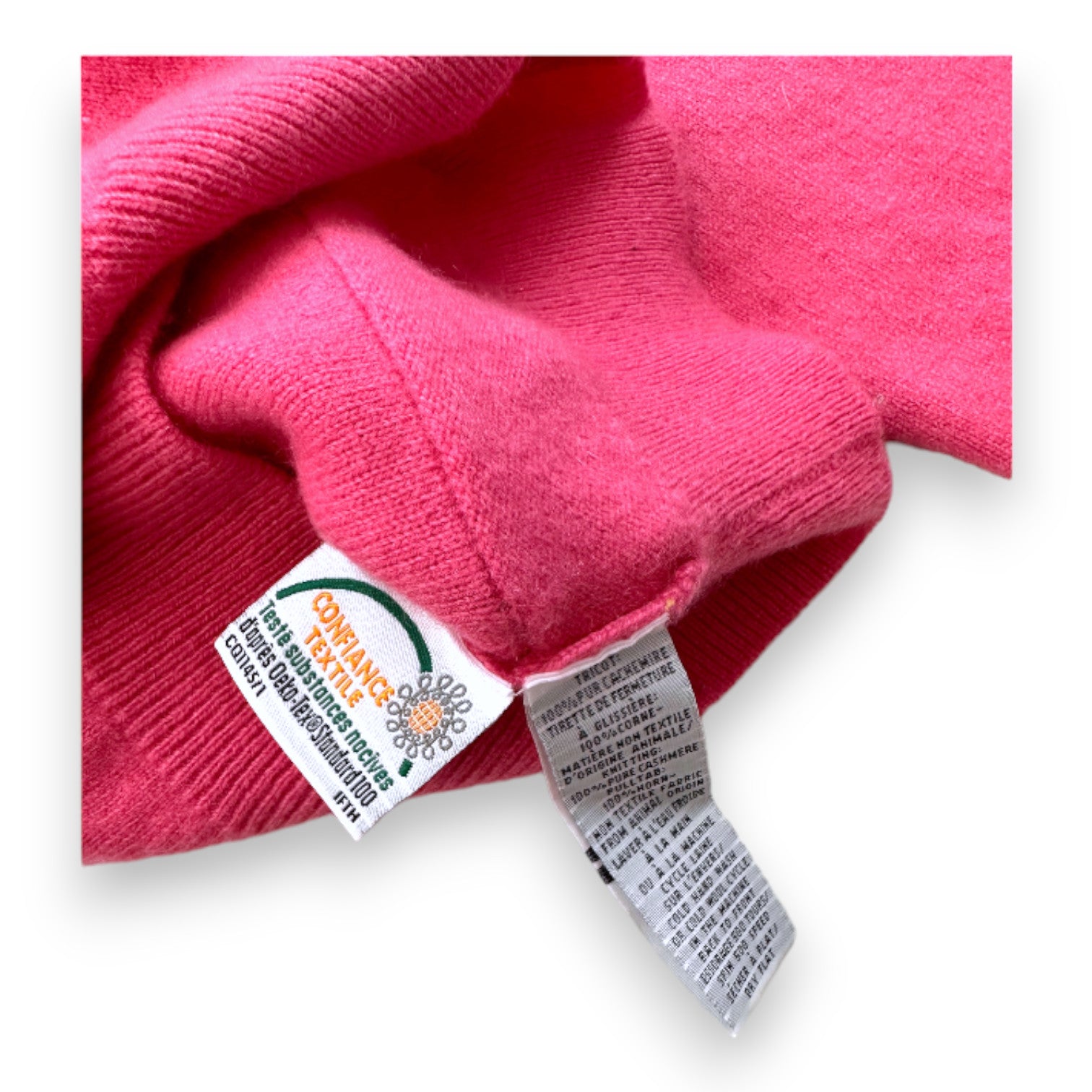 ERIC BOMPARD - Pink zipped cashmere cardigan - 6 years