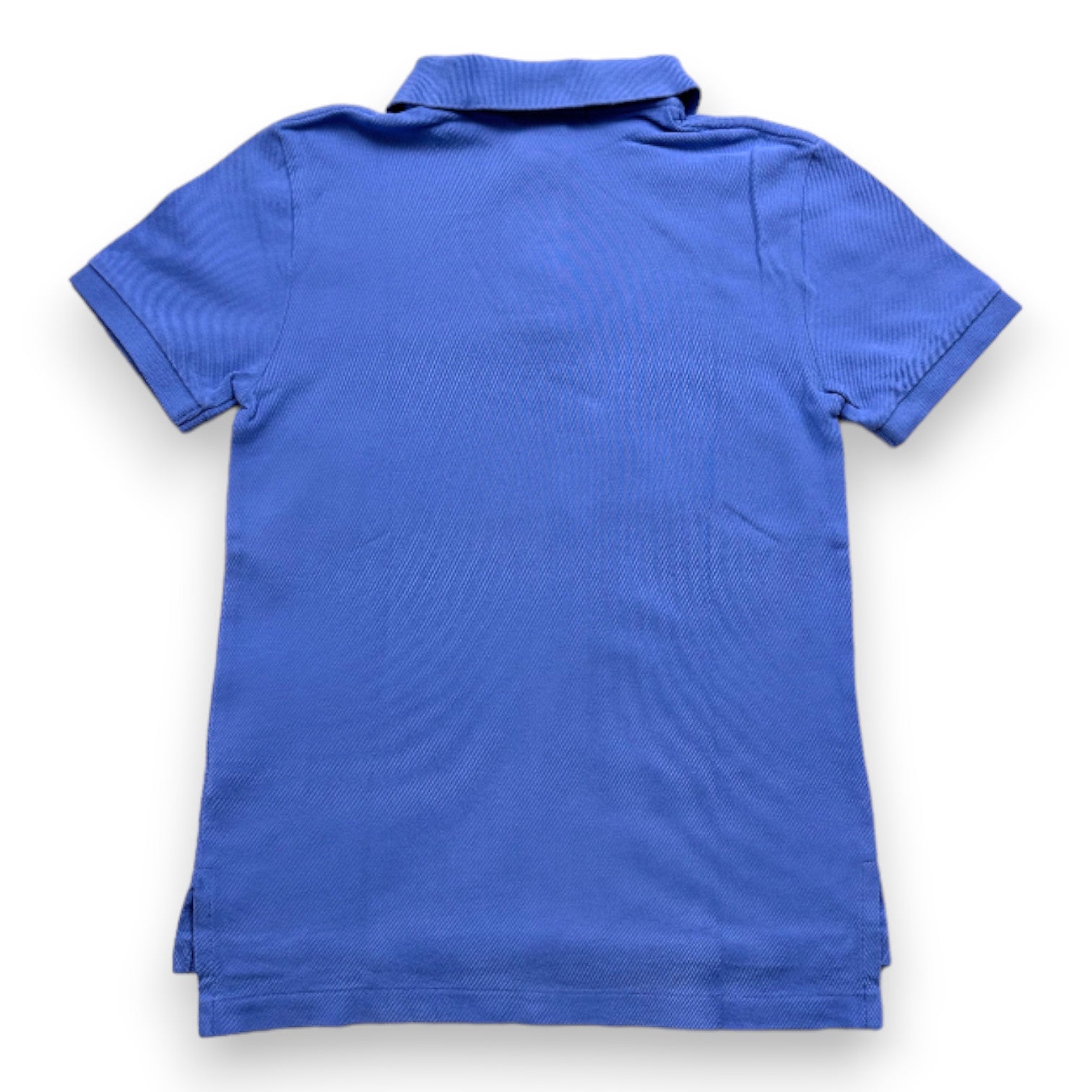 RALPH LAUREN - Blaues Kurzarm-Poloshirt - 10 Jahre