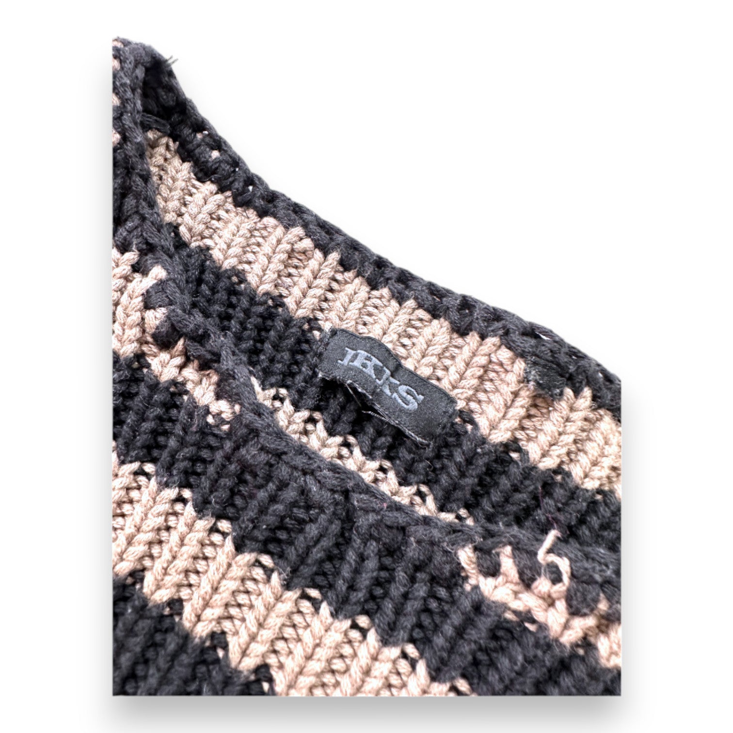 IKKS - Black and brown striped sweater - 4 years