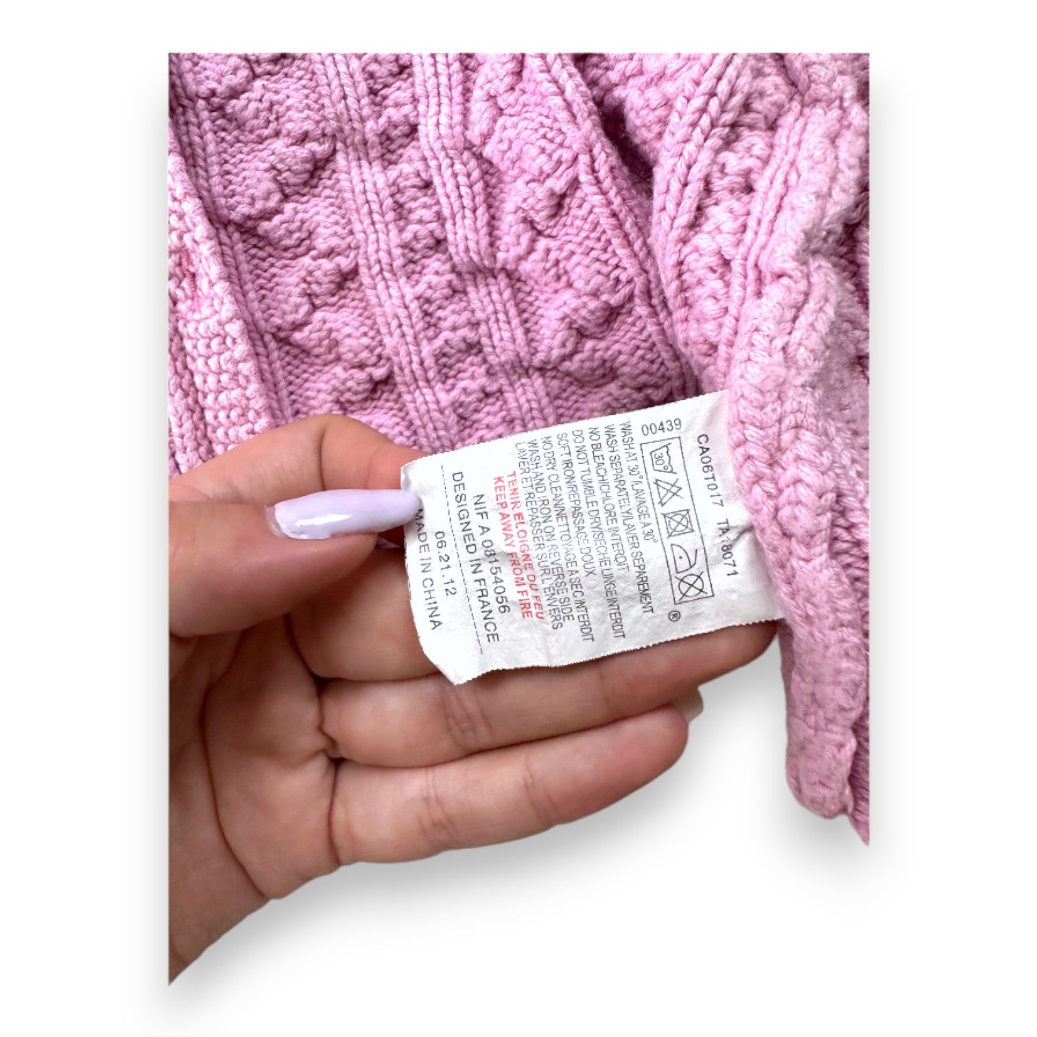 TARTINE & CHOCOLAT - Cardigan rose - 18 mois