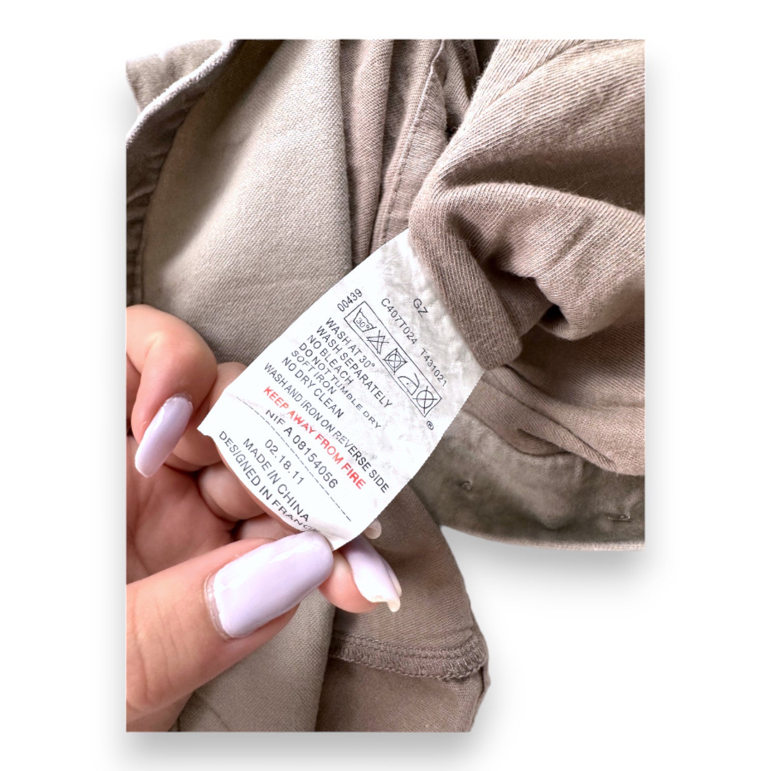 TARTINE & CHOCOLAT - Robe en velours marron - 3 mois