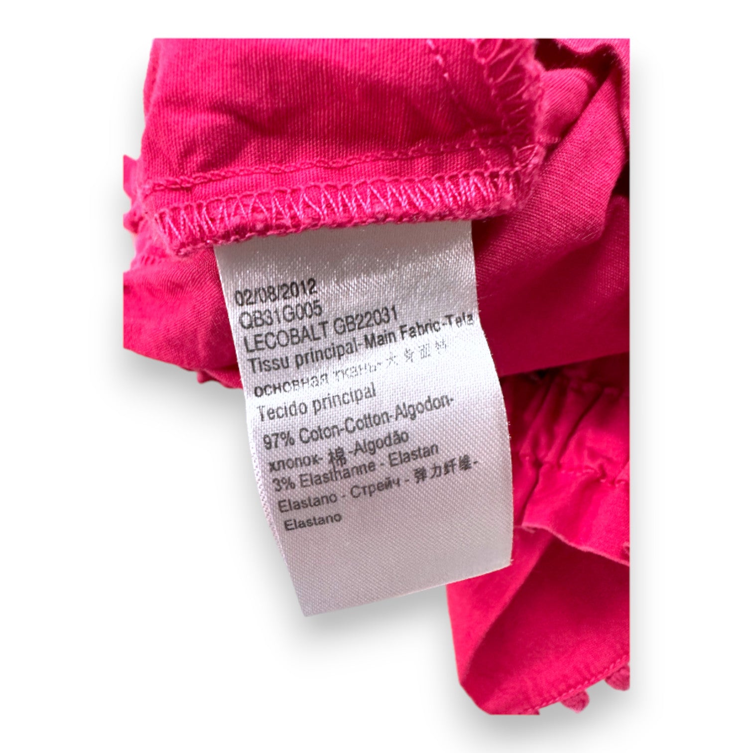 LILI GAUFRETTE - Loose pink pants - 18 months