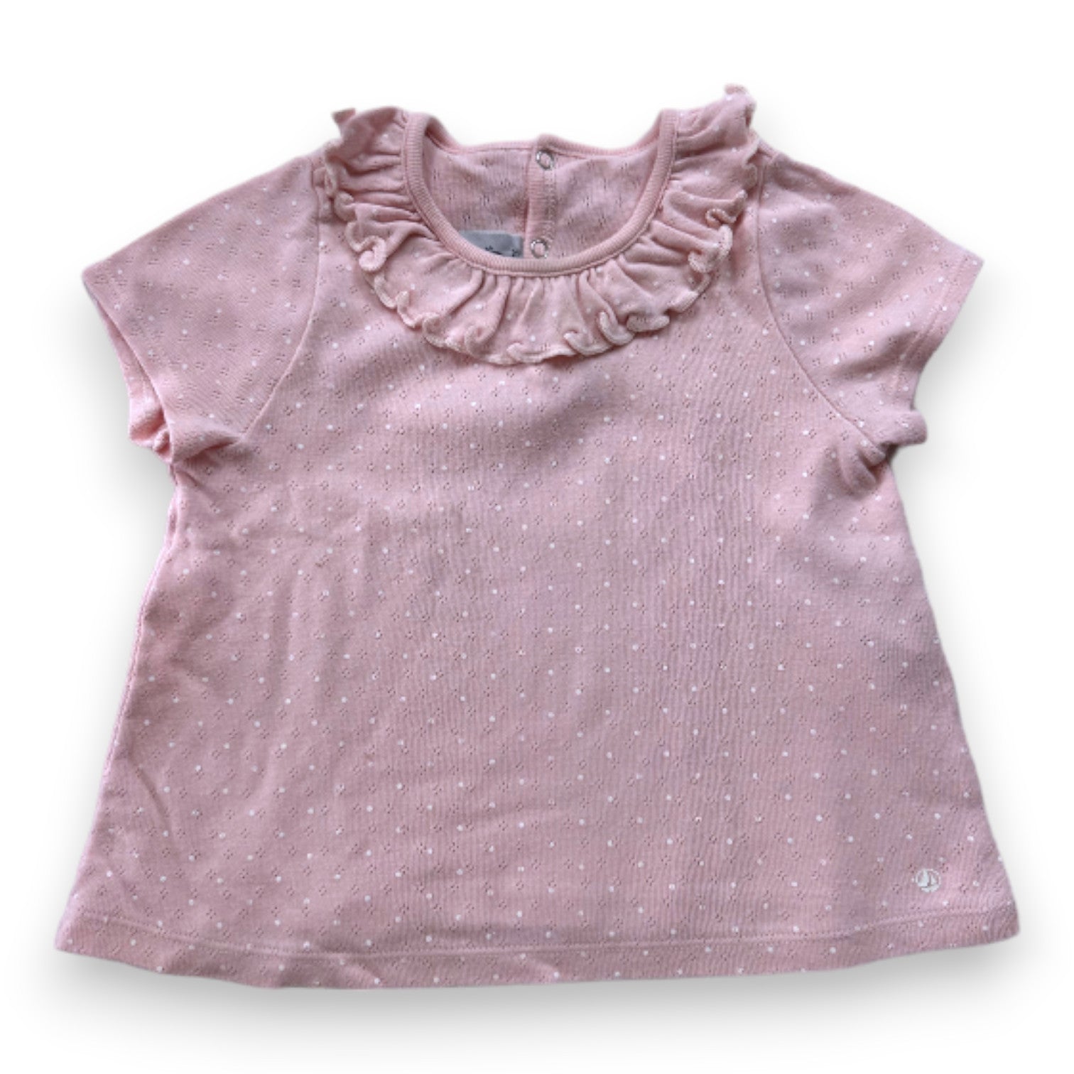 PETIT BATEAU - Pink short-sleeved t-shirt - 2 years