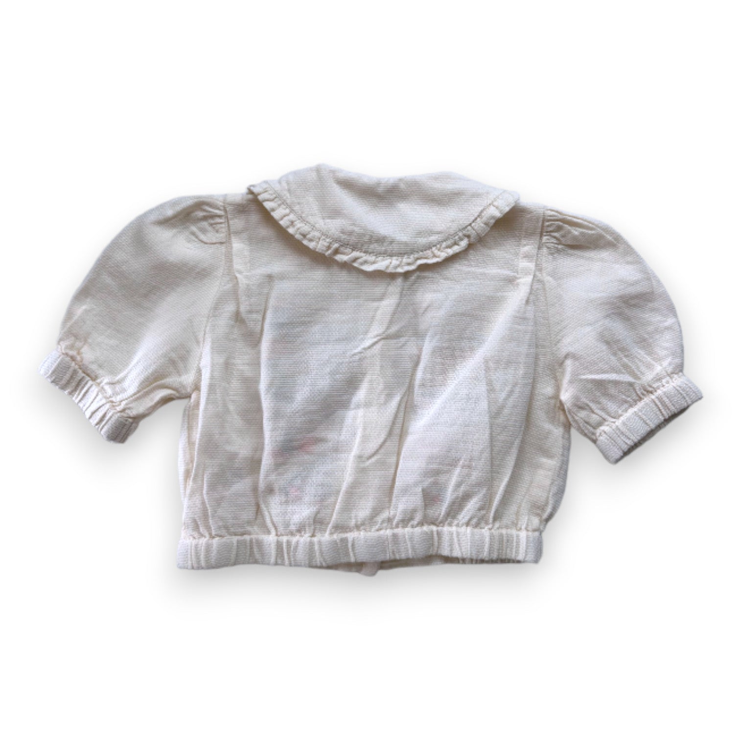 BONJOUR - Chemise blanche avec broderies - 8 ans