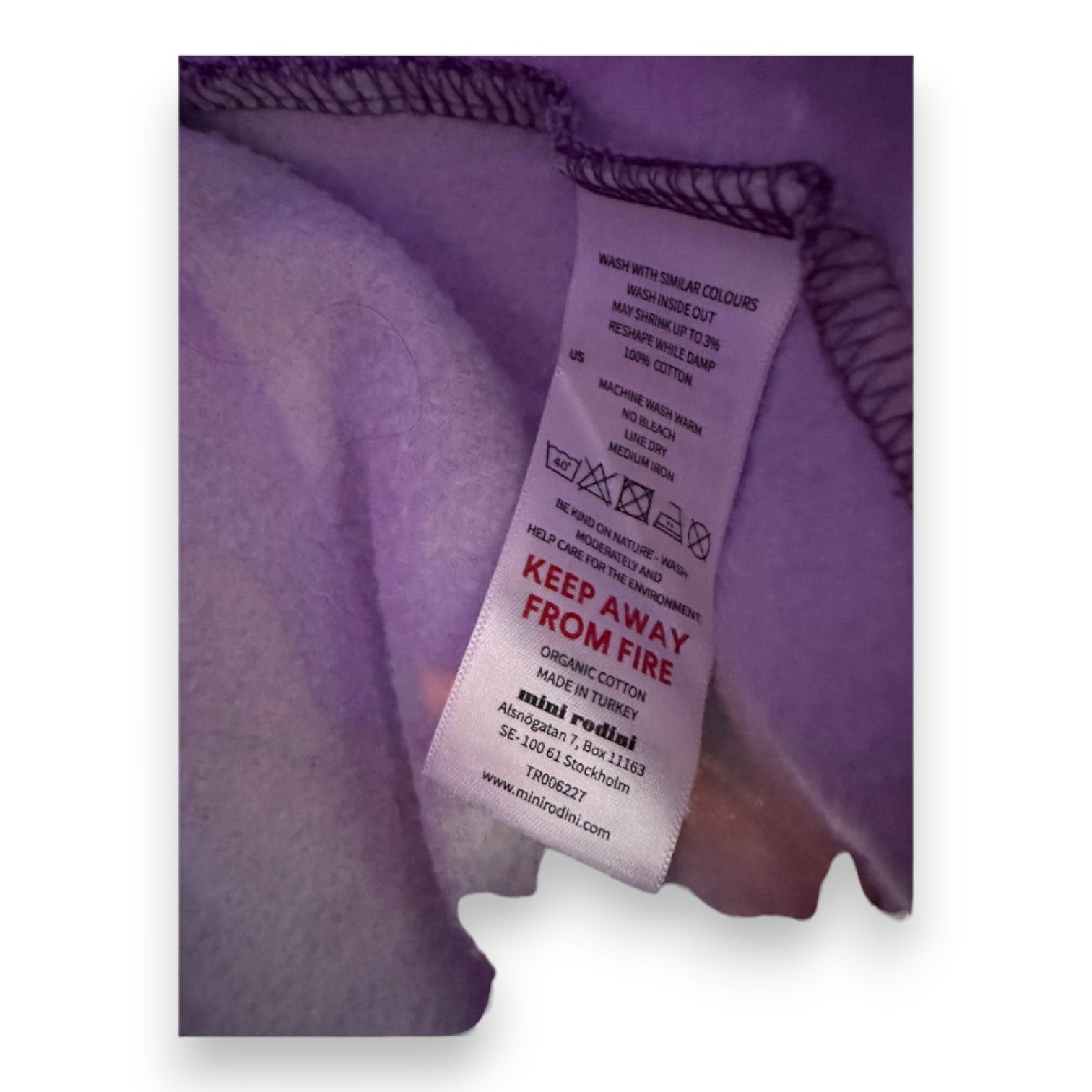 MINI RODINI - Lila Sweatshirt mit Enten-Print - 5 Jahre