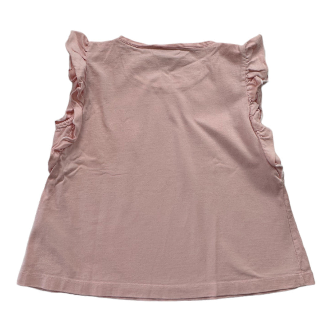 PETIT BATEAU - Pink short-sleeved t-shirt - 6 years
