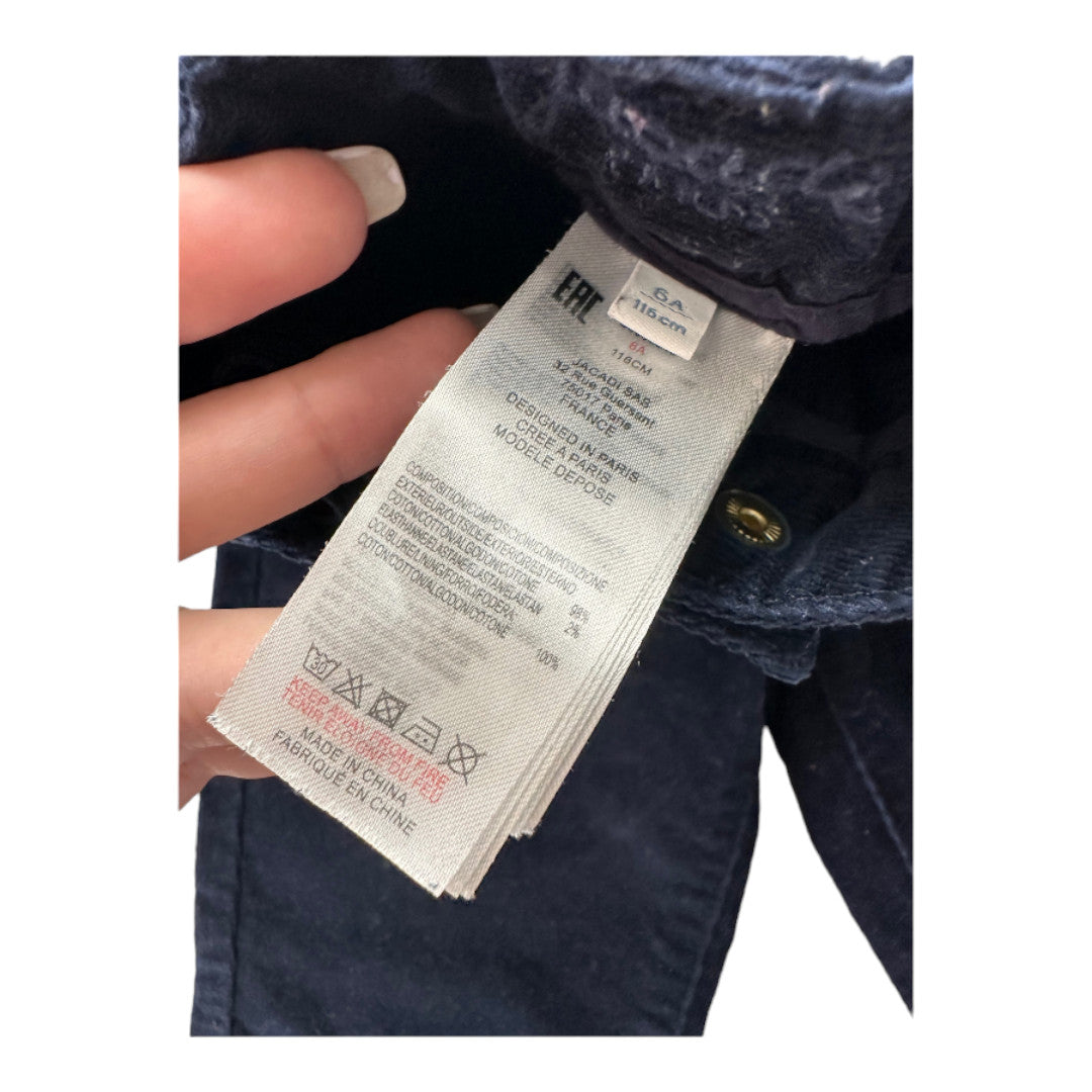 JACADI - Marineblaue Hose - 6 Jahre