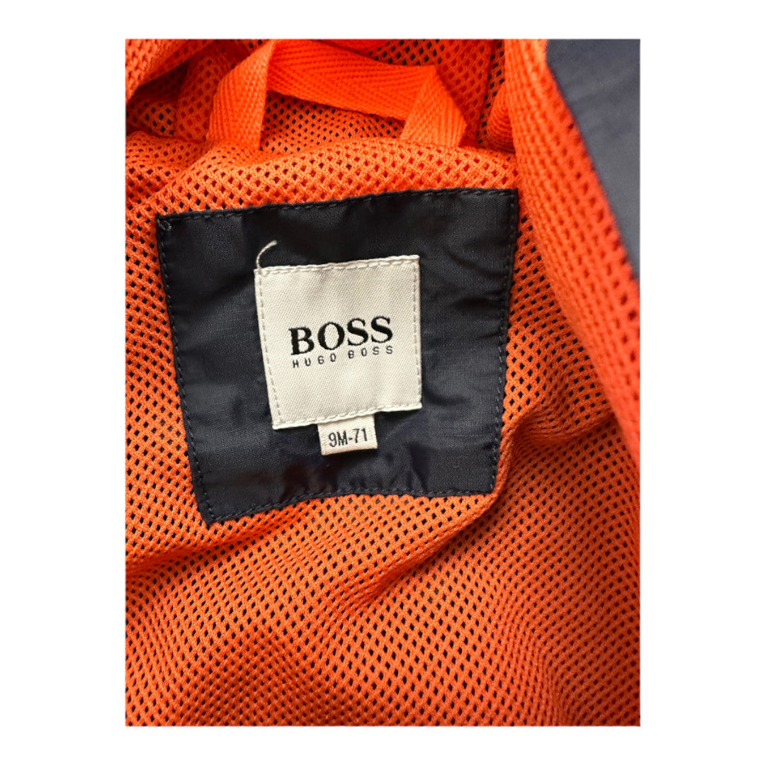 HUGO BOSS - Black and white windbreaker jacket - 9 months