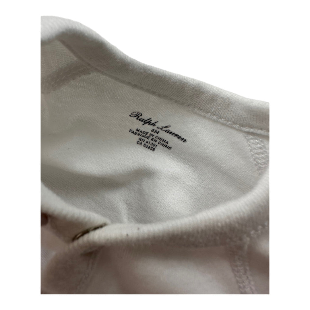 RALPH LAUREN - Weißer Pyjama - 6 Monate