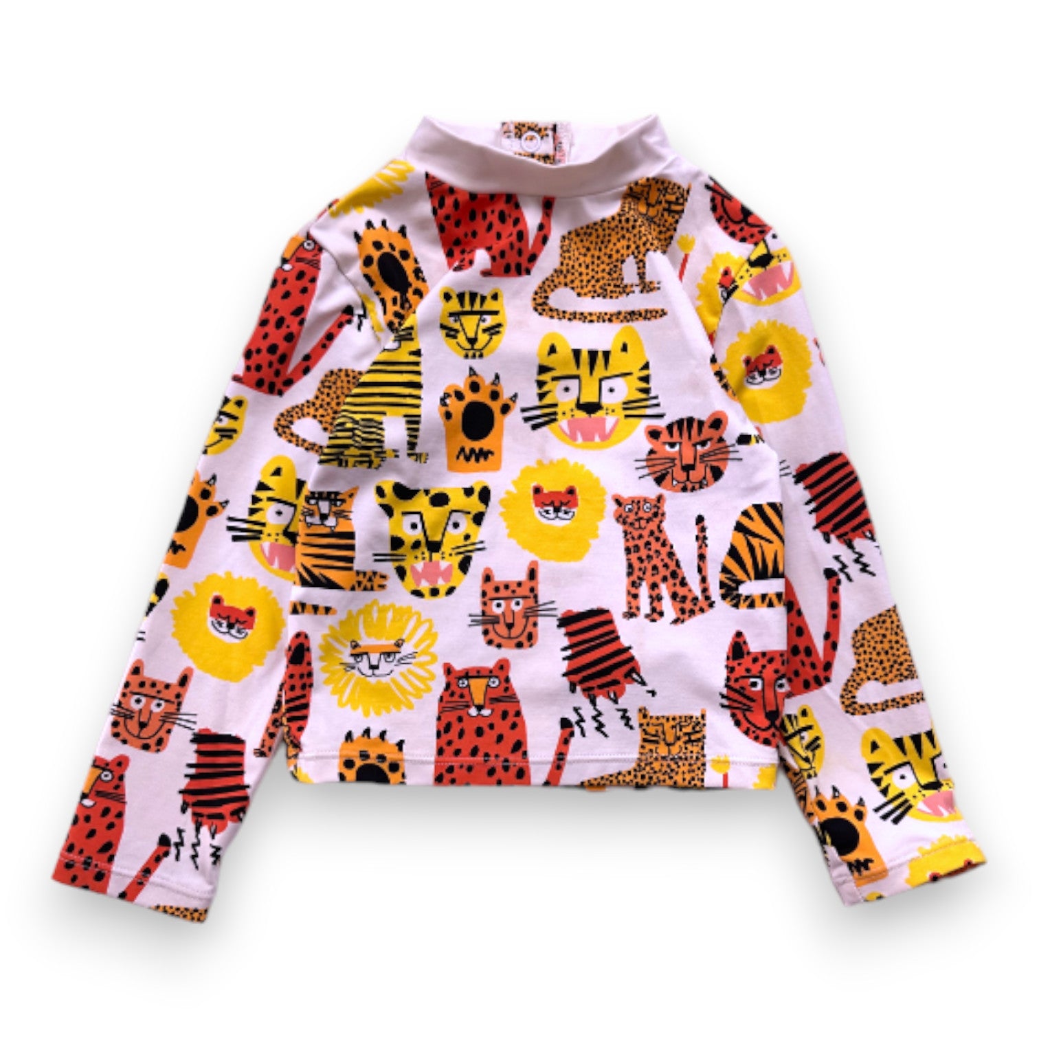 STELLA MCCARTNEY - T-shirt anti-uv blanc avec animaux imprimés - 2 ans