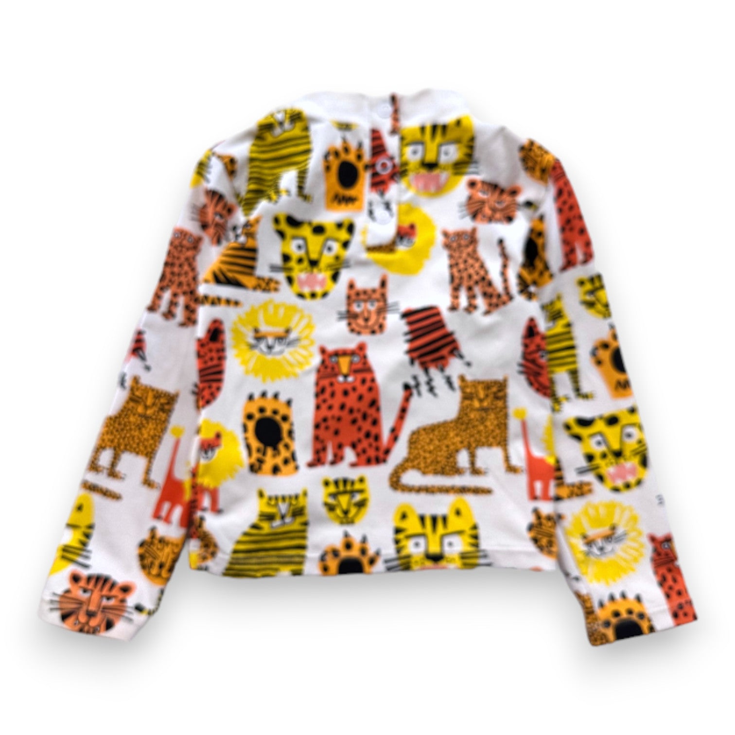 STELLA MCCARTNEY - T-shirt anti-uv blanc avec animaux imprimés - 2 ans