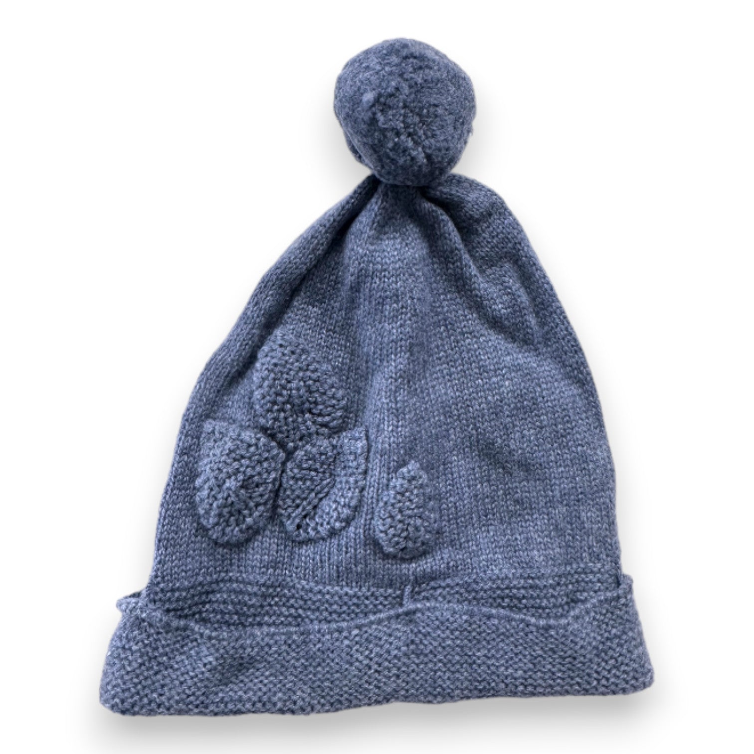LORO PIANA - Bonnet en cachemire bleu - 4 ans