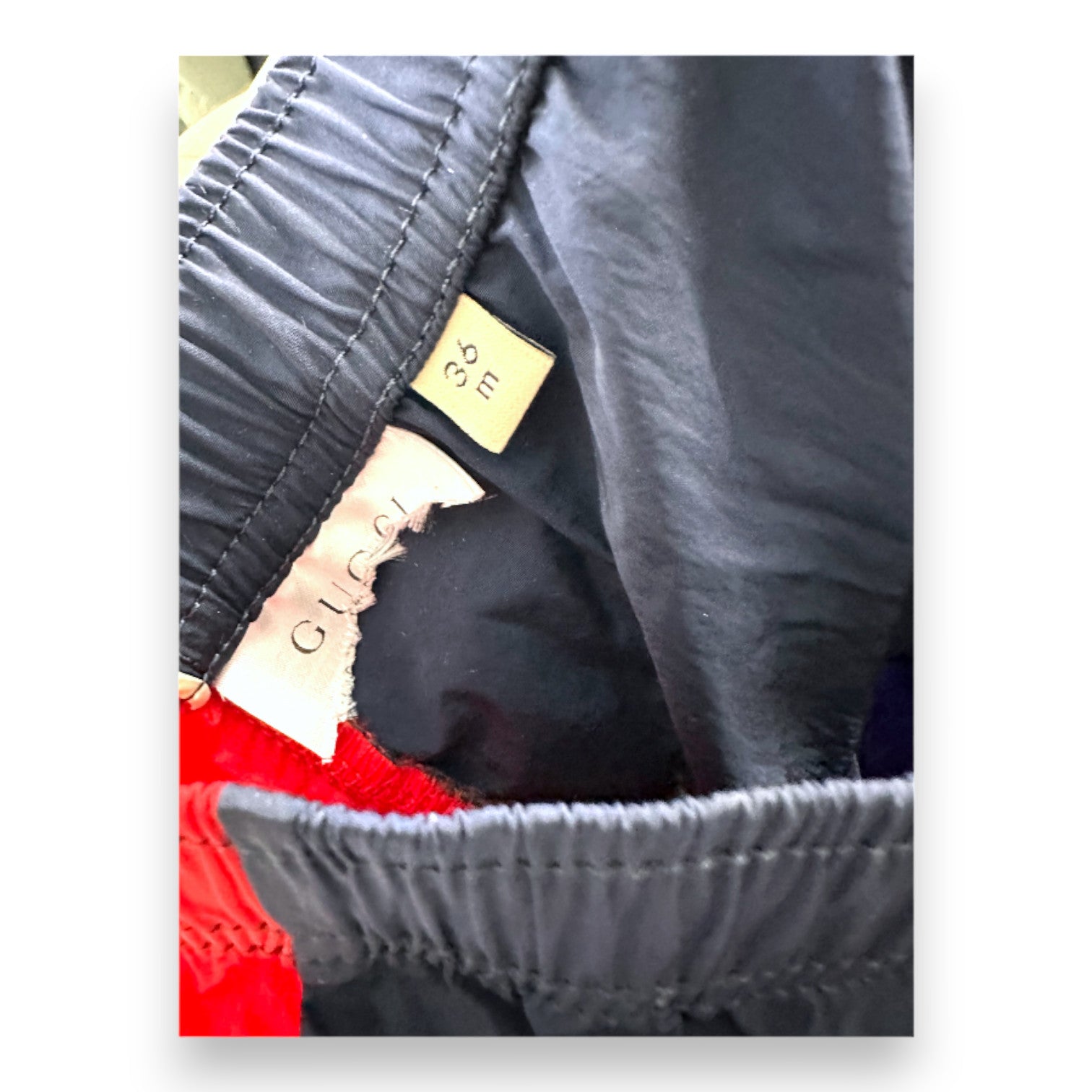 GUCCI - Blue and red jogging pants - 3 years