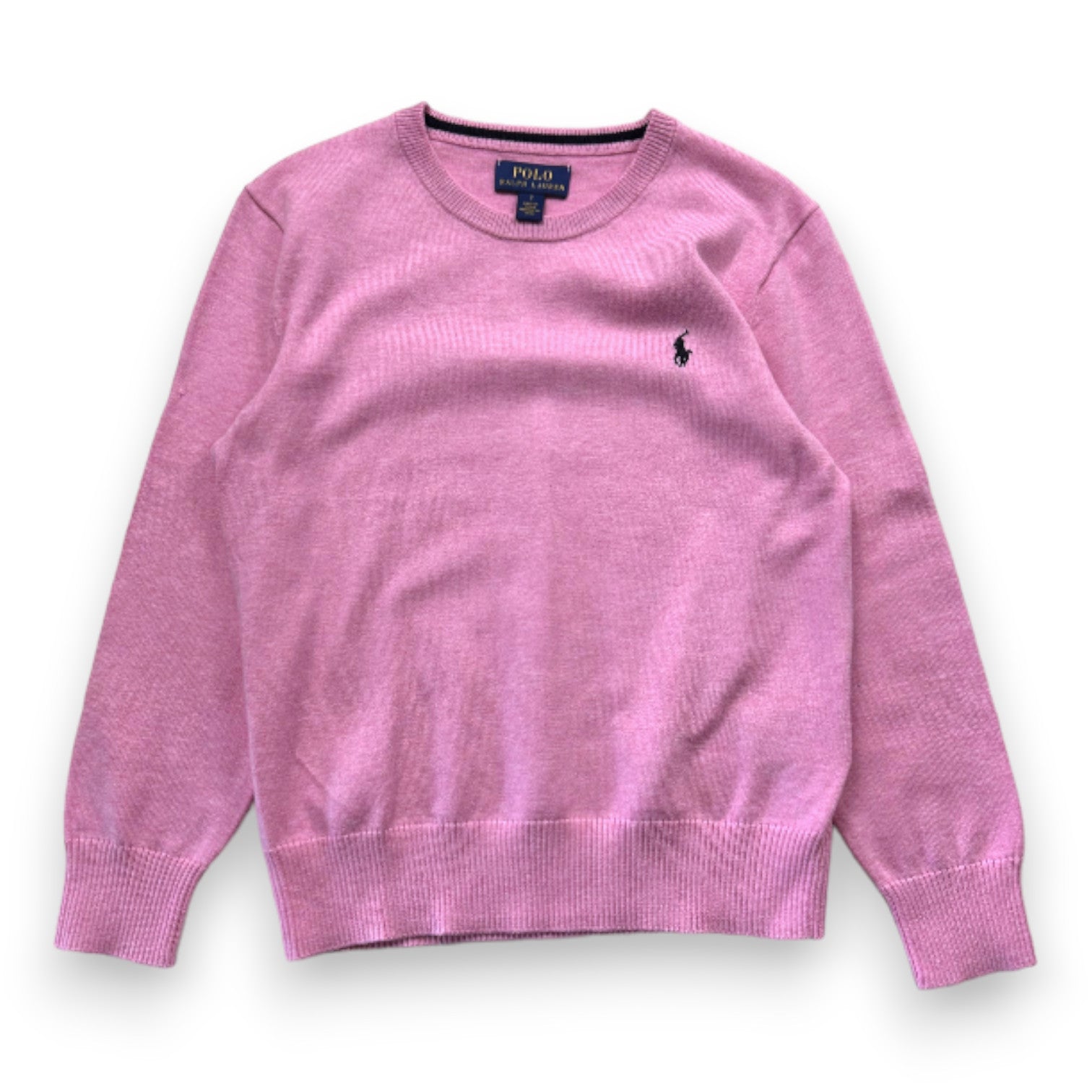 RALPH LAUREN - Rosa Langarmpullover - 7 Jahre