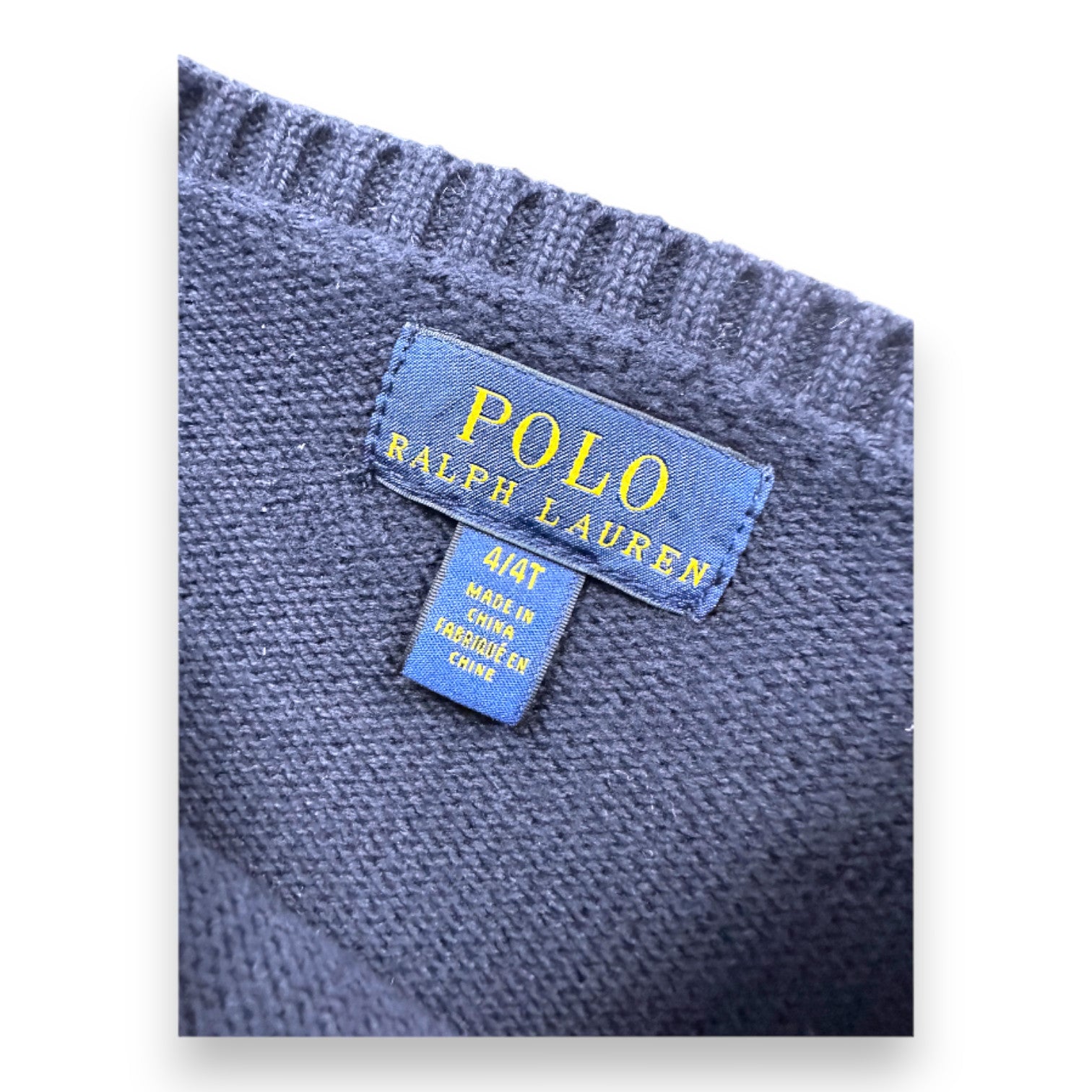 RALPH LAUREN - Marineblauer Hundepullover - 4 Jahre