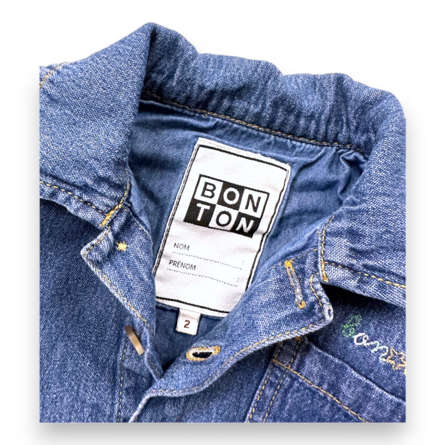 BONTON - Blaue Jeansjacke - 2 Jahre