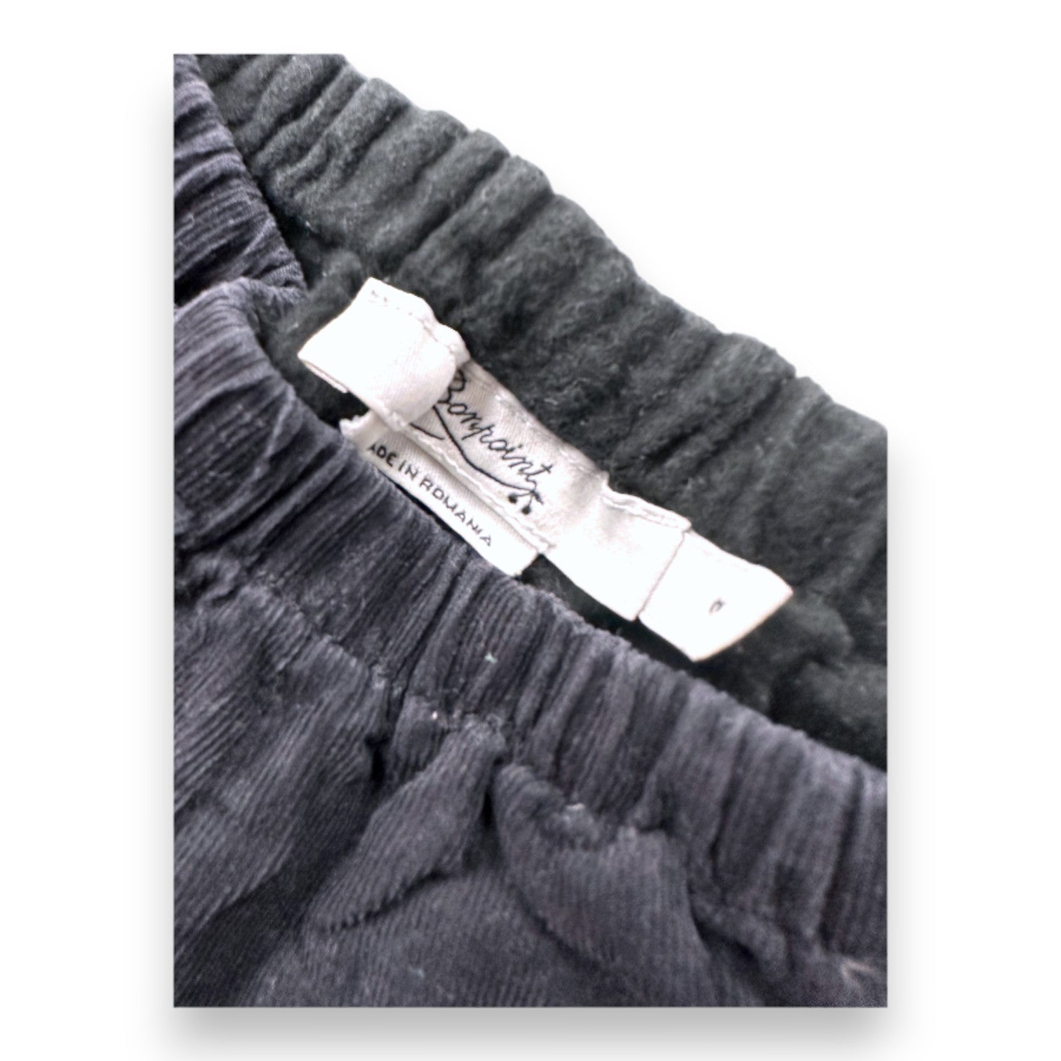 BONPOINT - Pantalon noir en velours - 2 ans
