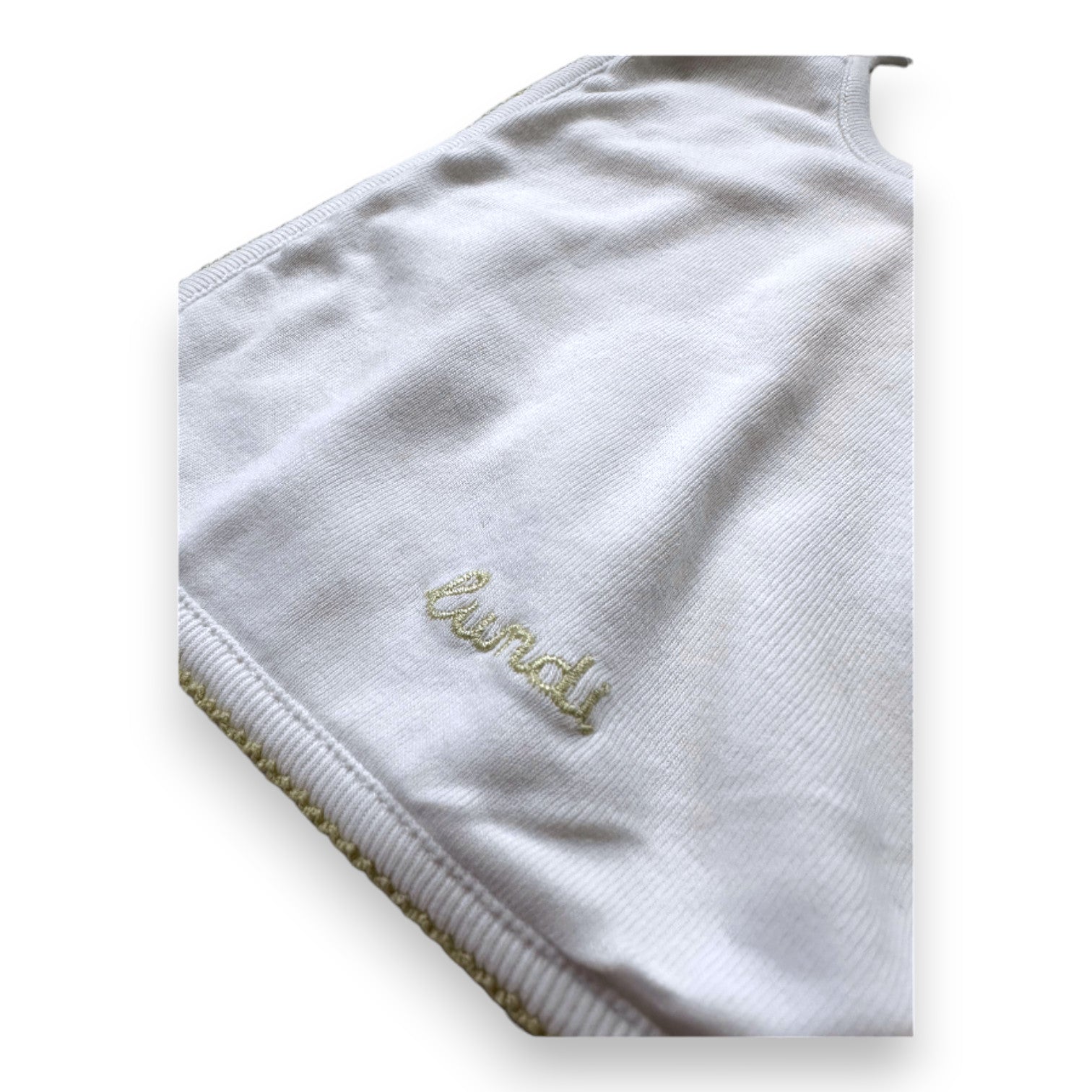 BONPOINT - Weißes "Monday"-Lätzchen - Einheitsgröße