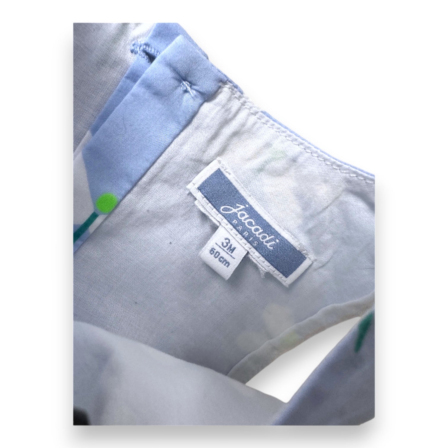 JACADI - Blauer Libellen-Strampler - 3 Monate