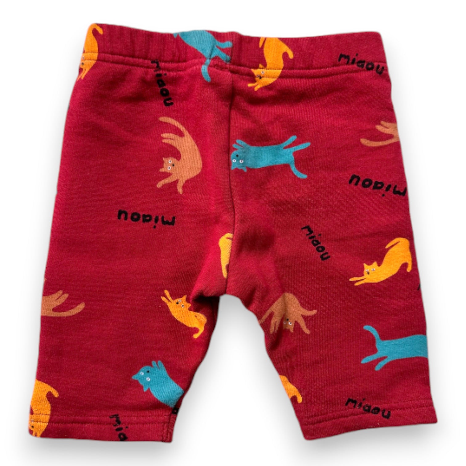 MAISON TADABOUM - Short rouge avec imprimés - 9 mois