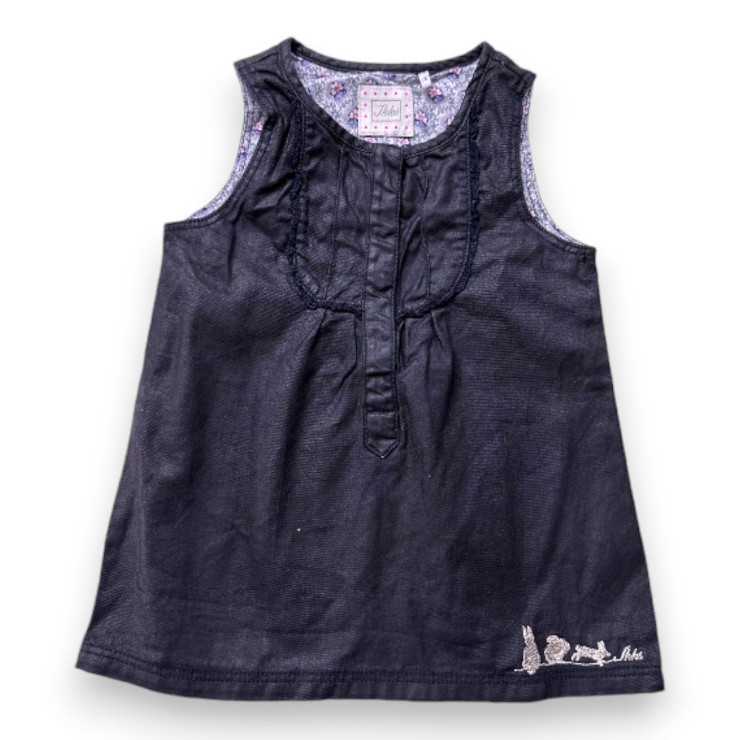 IKKS - Robe bleue en jean - 12 mois