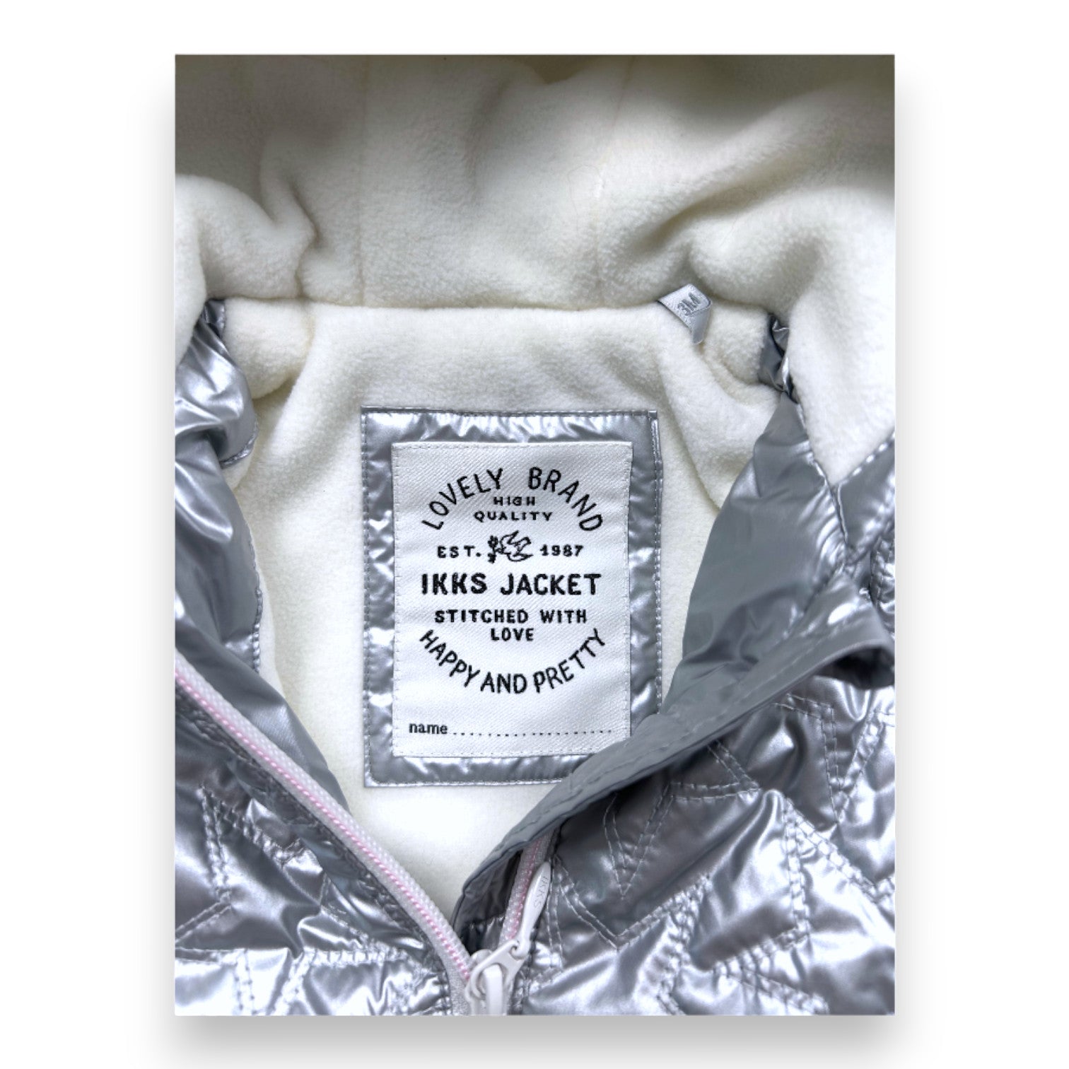 IKKS - Grey down jacket - 3 months