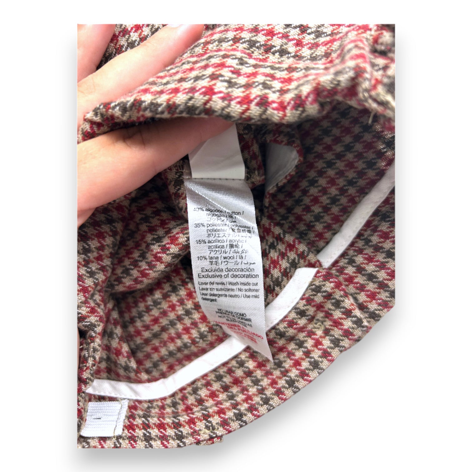 LA CHATELAINE - Red and brown pants - 12 months