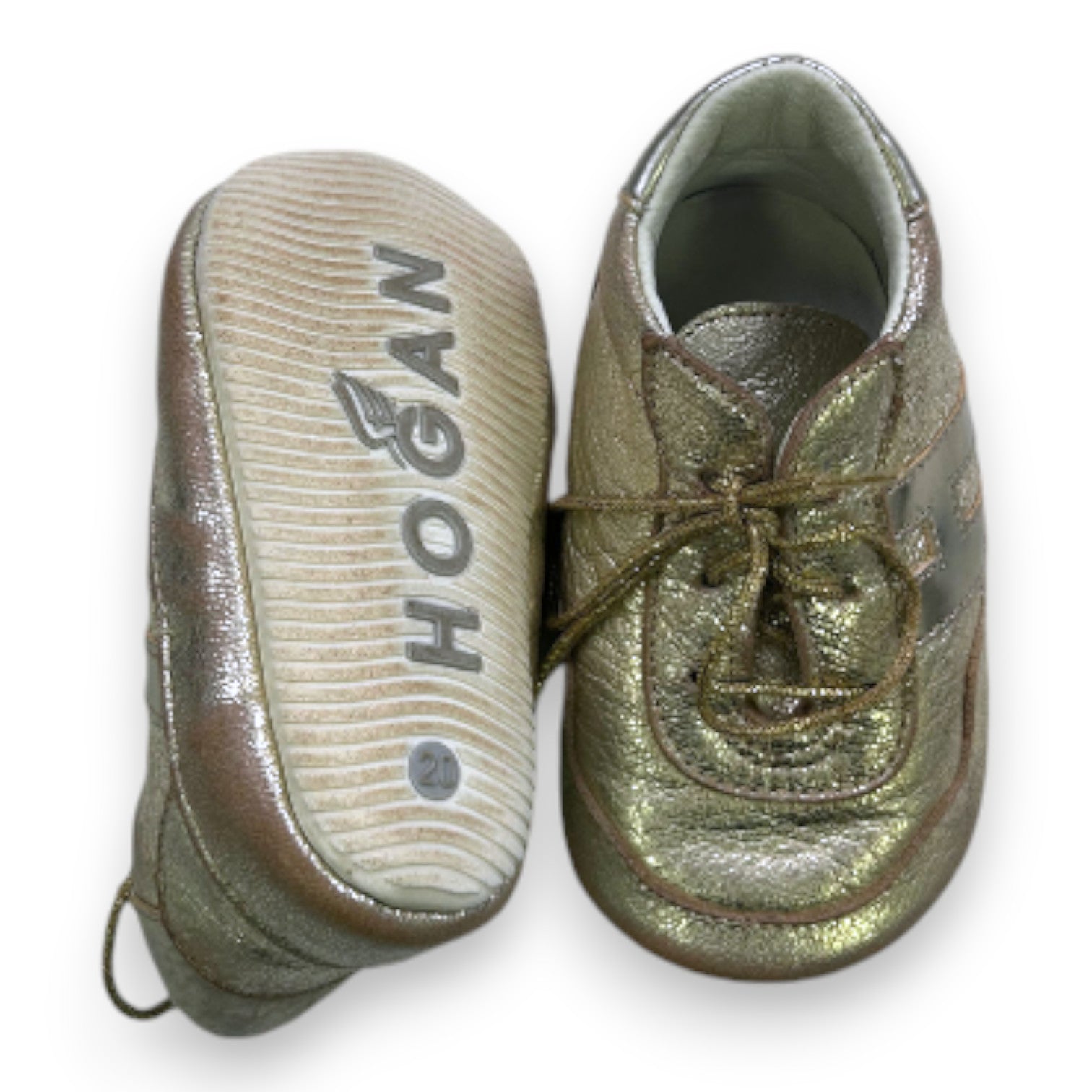 HOGAN - Baskets dorées - 20