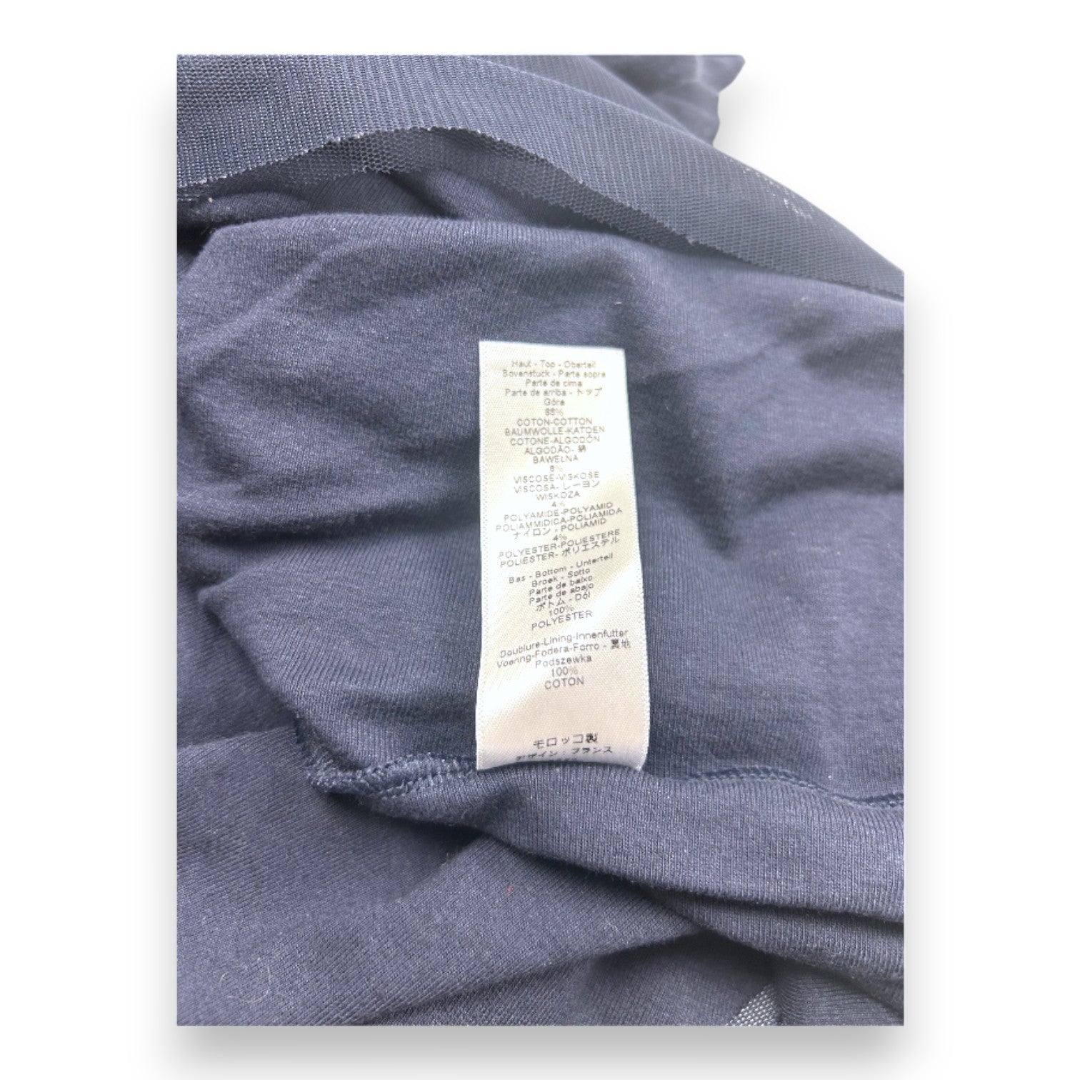 PETIT BATEAU - Marineblaues Kleid mit Tüllrock - 3 Jahre